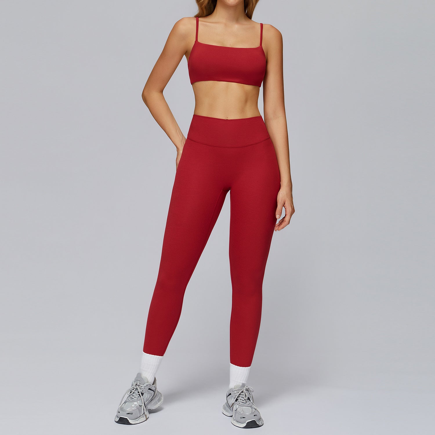 Women's casual bras with leggings set