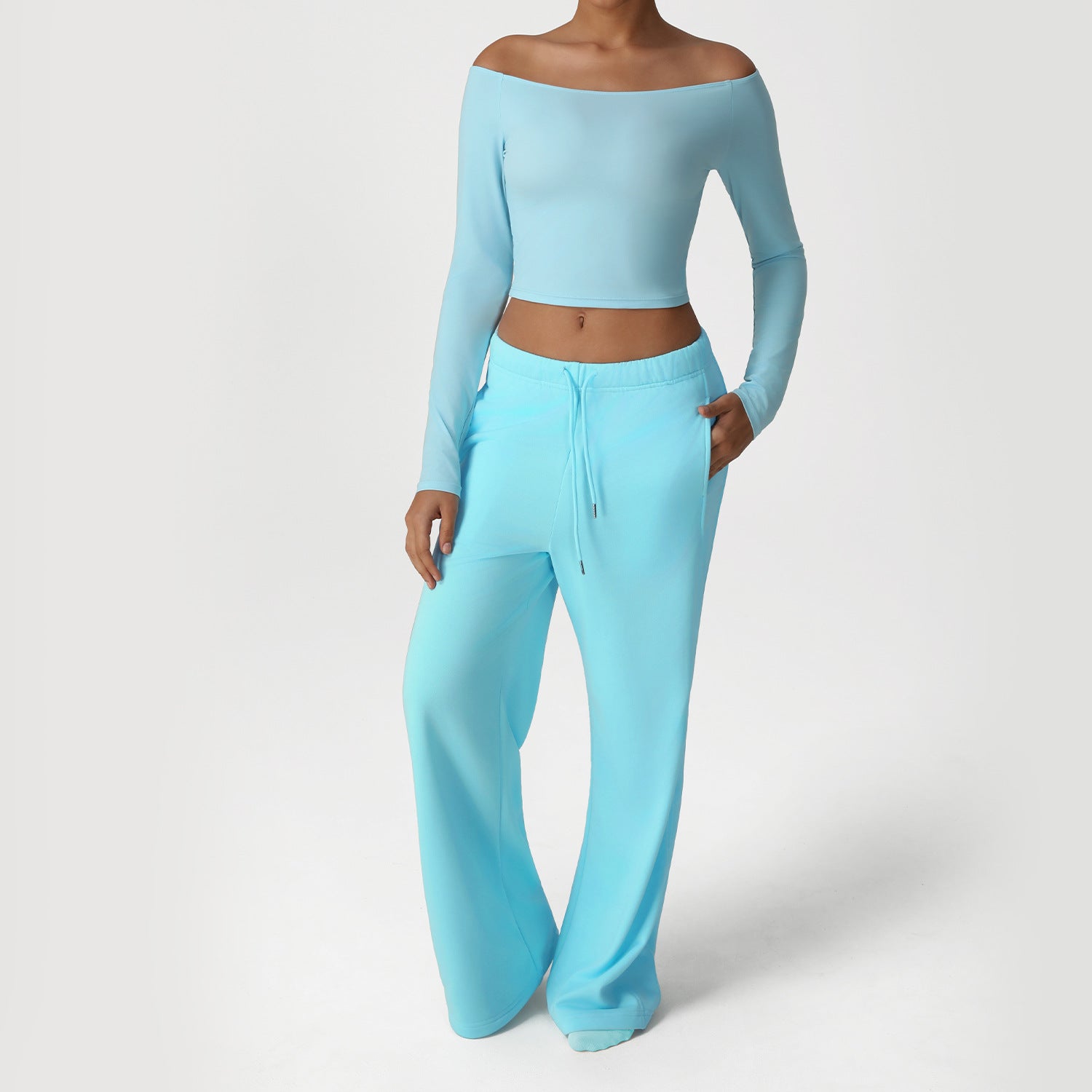 Women's casual long sleeve fitness sports suit