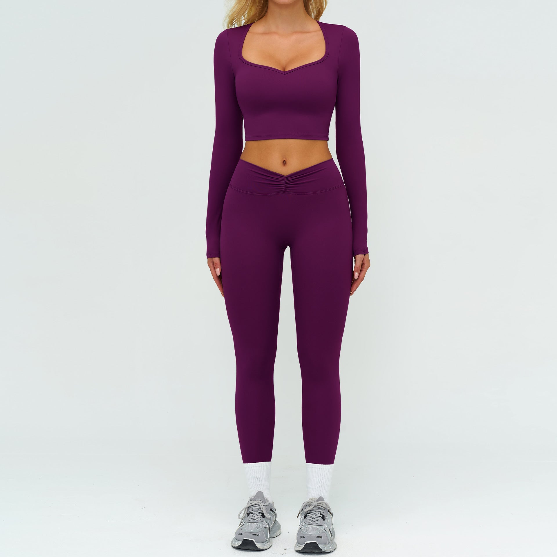 Women's wholesale long sleeve tops set