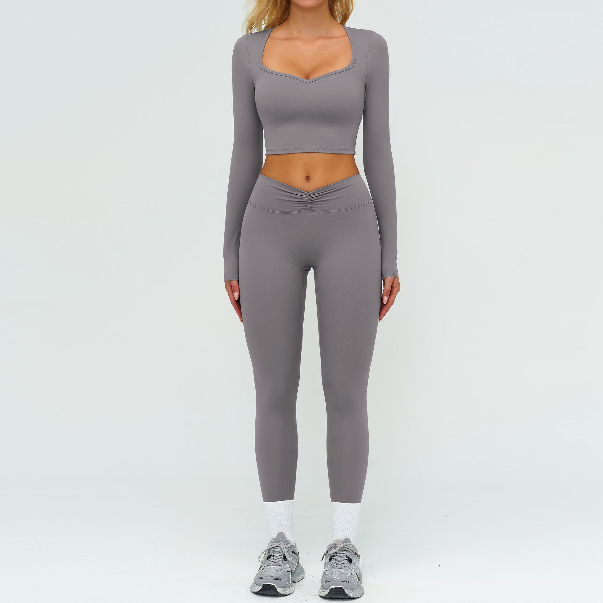 Women's wholesale long sleeve tops set