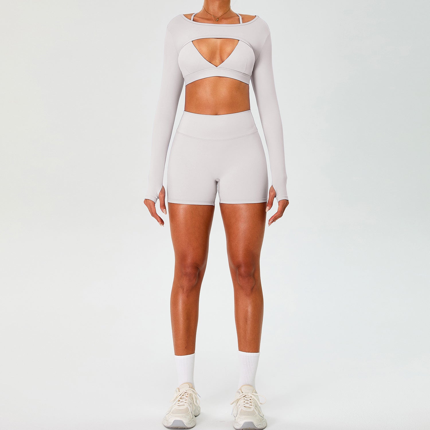 Slimming and shapely sports bra 3-piece set