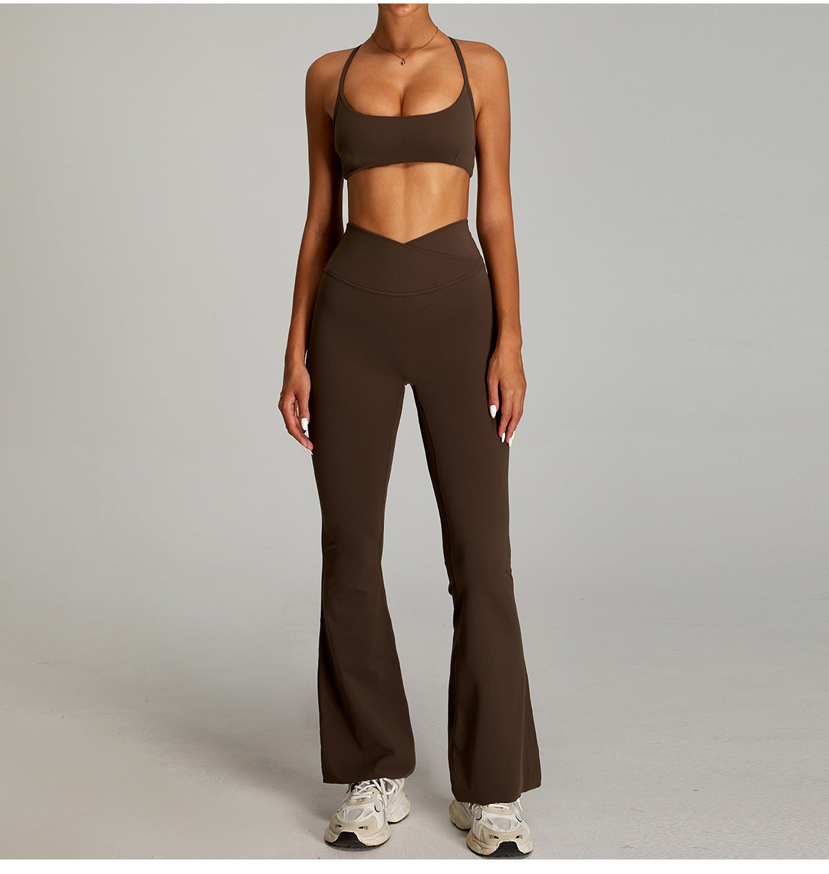 Women's sexy quick-drying bras yoga set