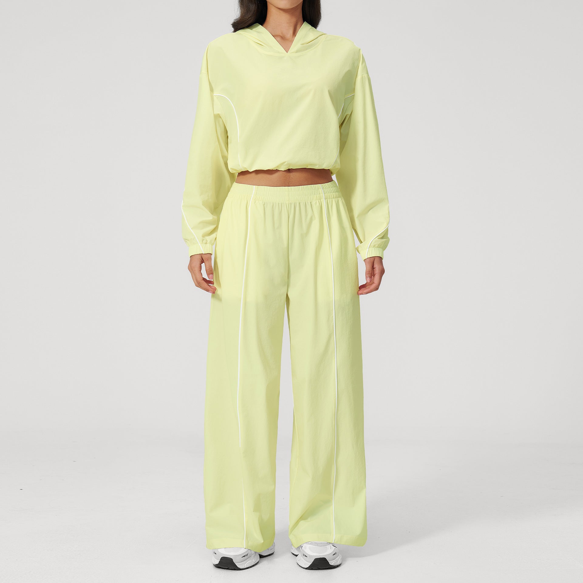 Women's Casual Sun-Protection Outfit Set Quick-Drying jacket with pants Fitness Set