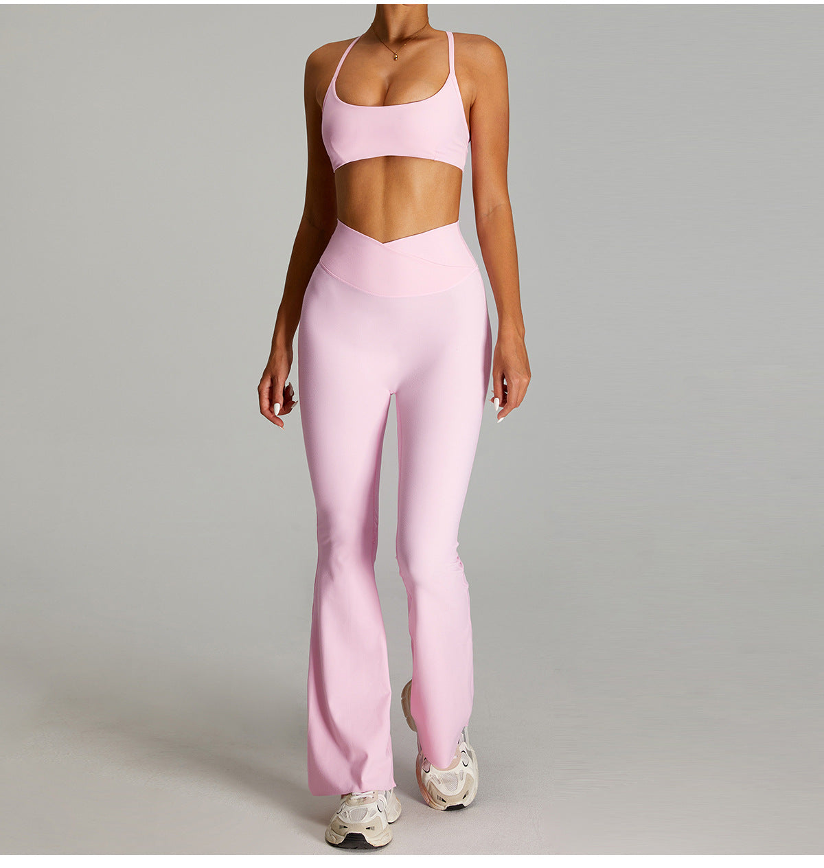 Women's sexy quick-drying bras yoga set