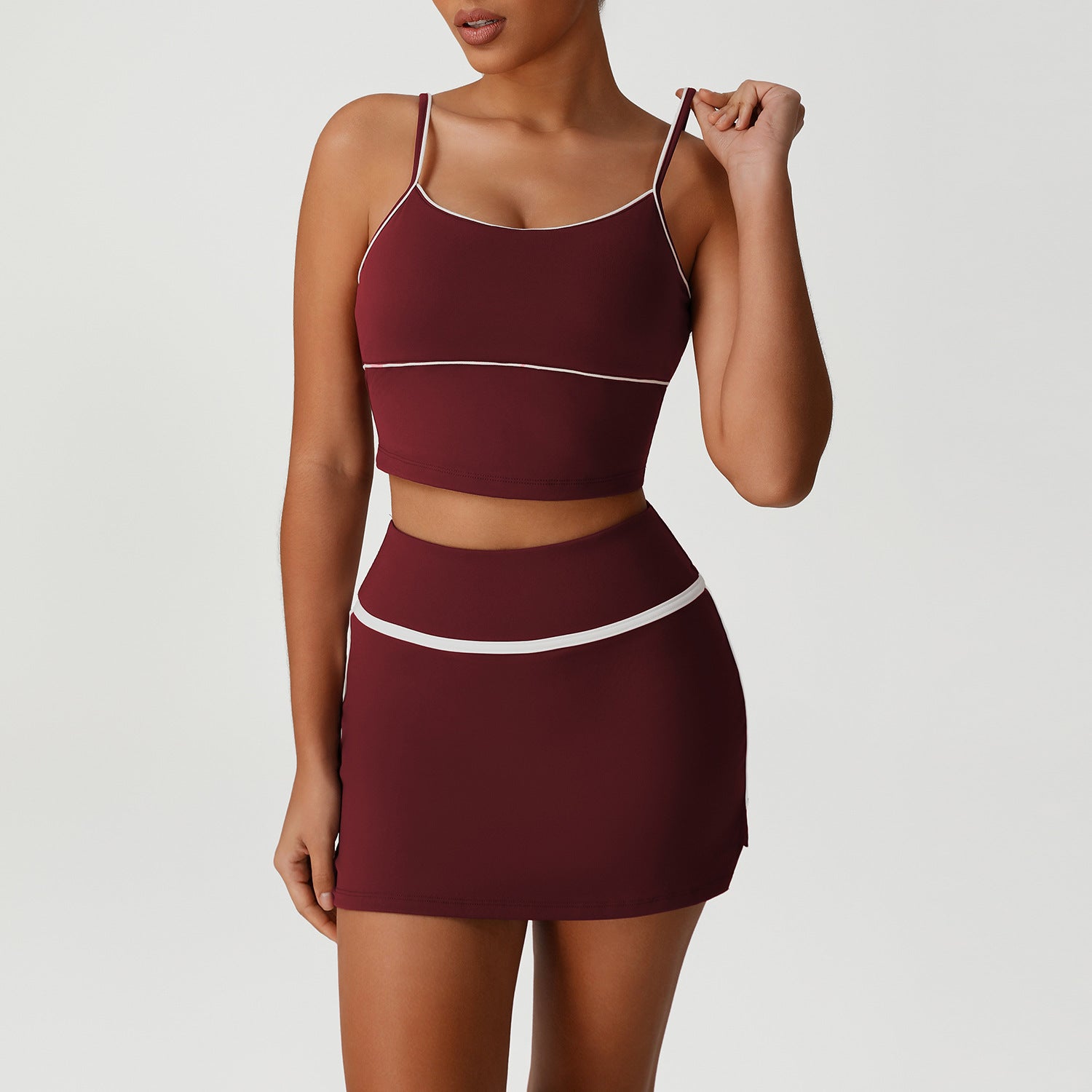 Women's sexy bras with skirt set