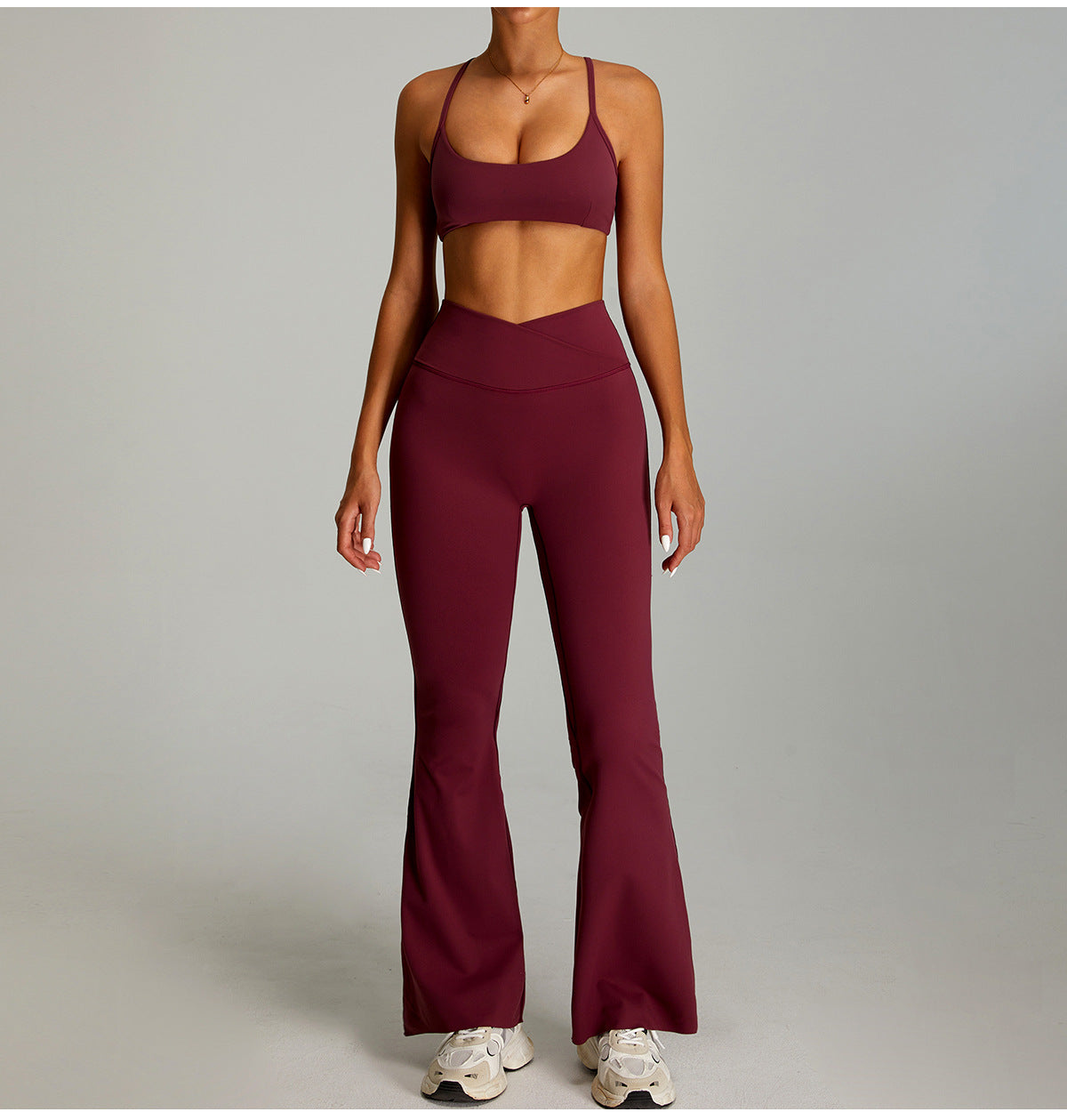 Women's sexy quick-drying bras yoga set