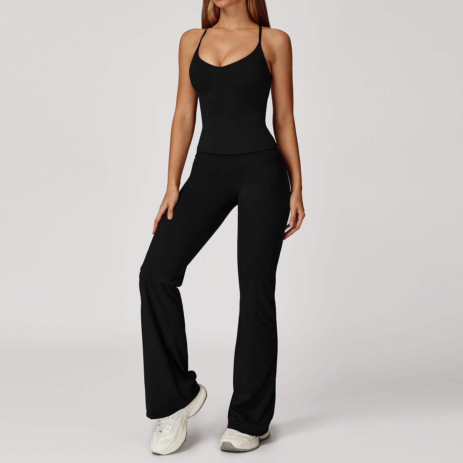 Women's sexy quick-drying sports fitness suit