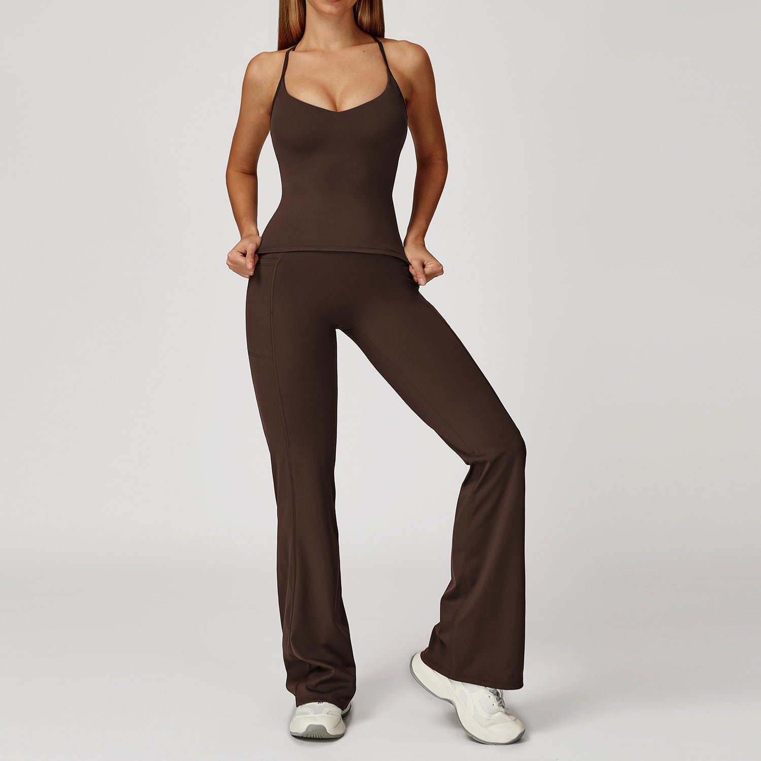 Women's sexy quick-drying sports fitness suit