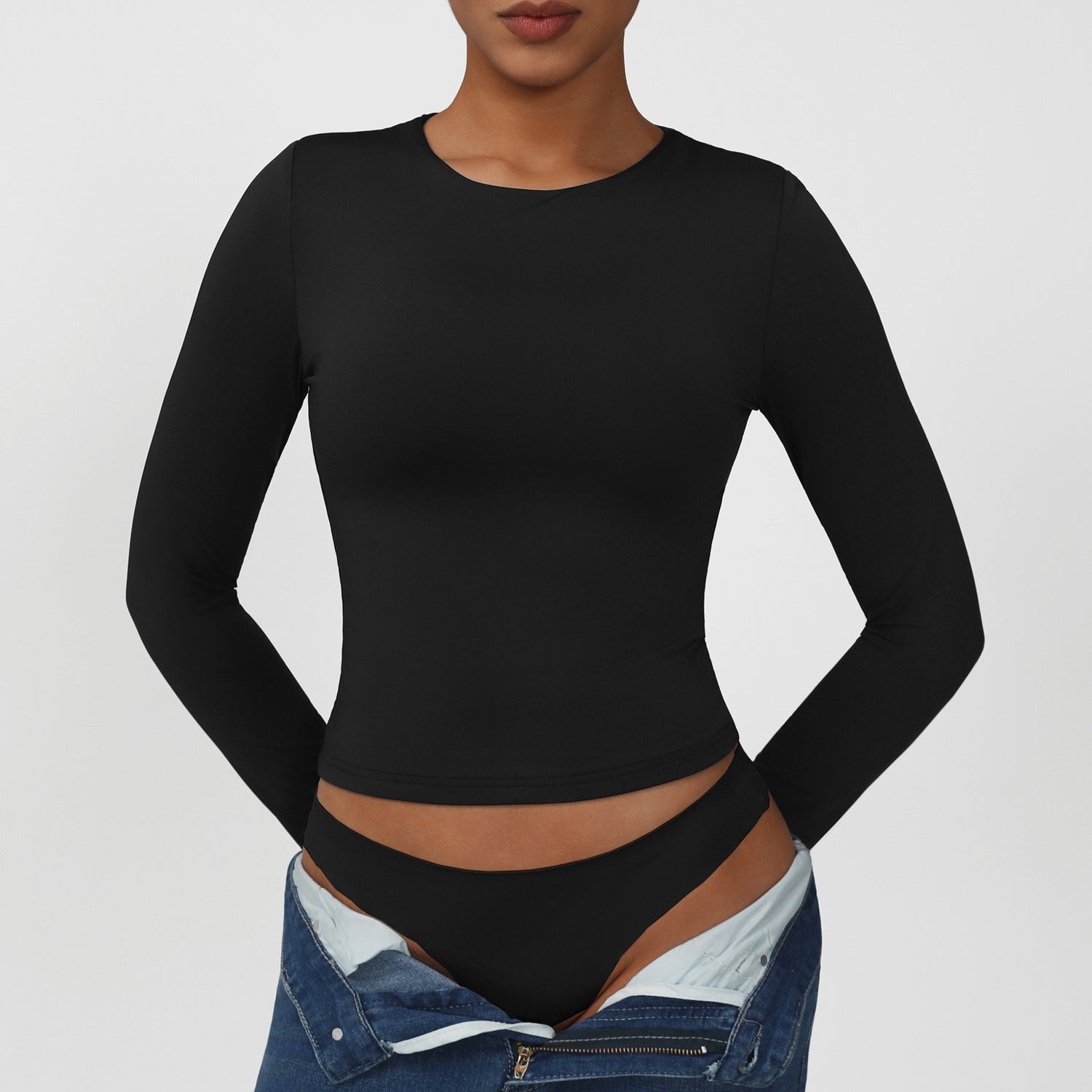 Women's quick-drying Tight yoga long-sleeved top