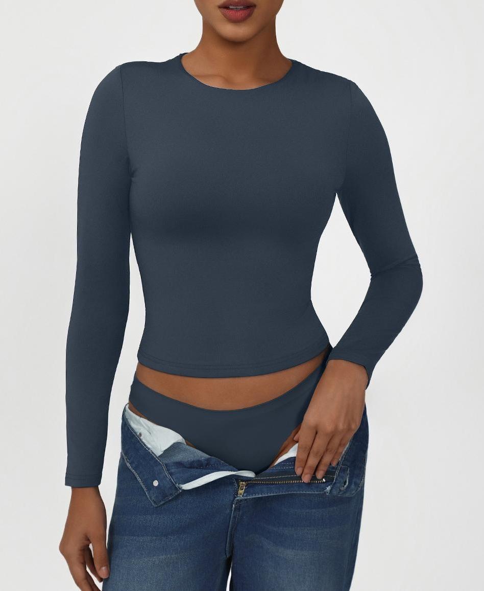 Women's quick-drying Tight yoga long-sleeved top