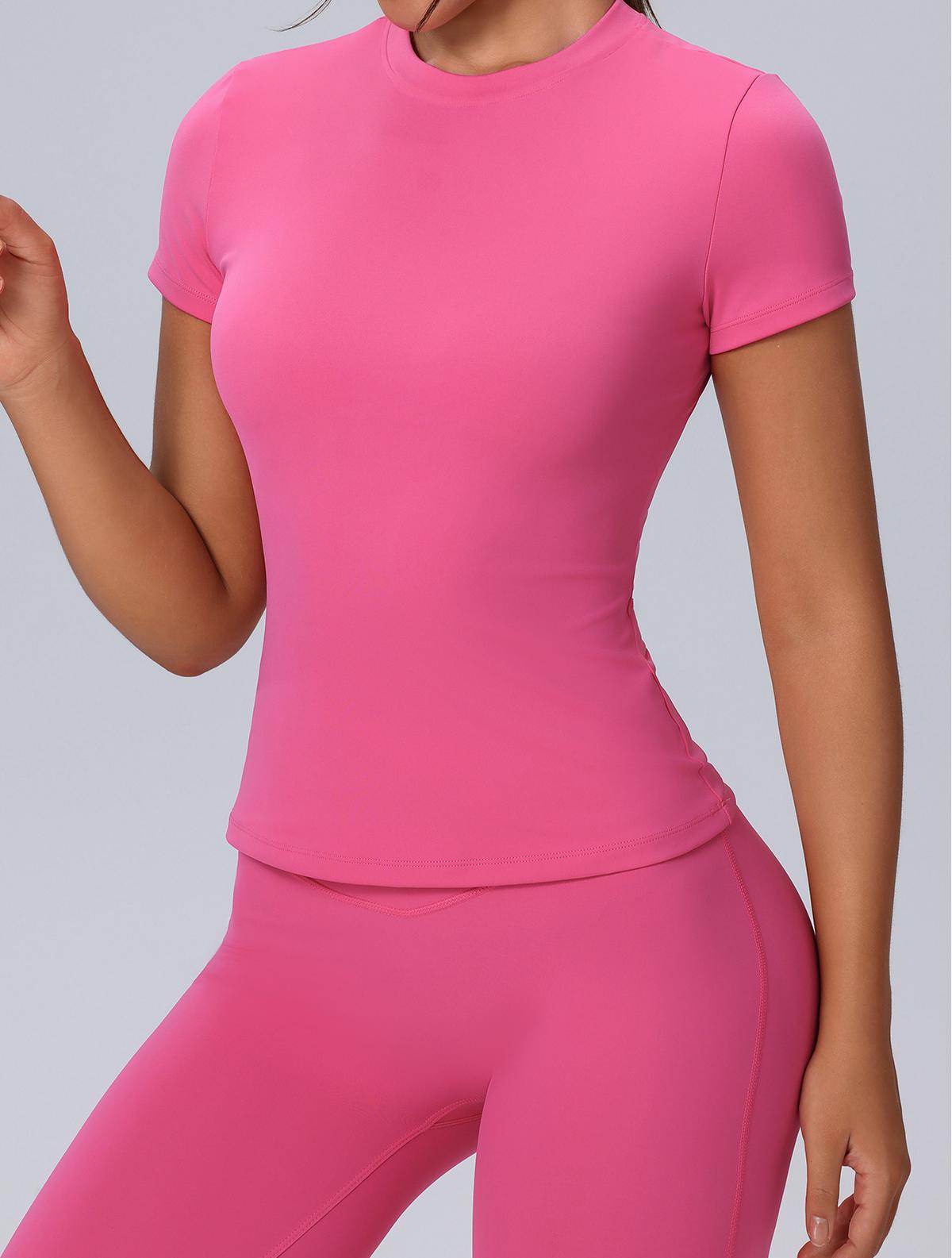Women's Round neck quick-drying yoga wear T-shirt