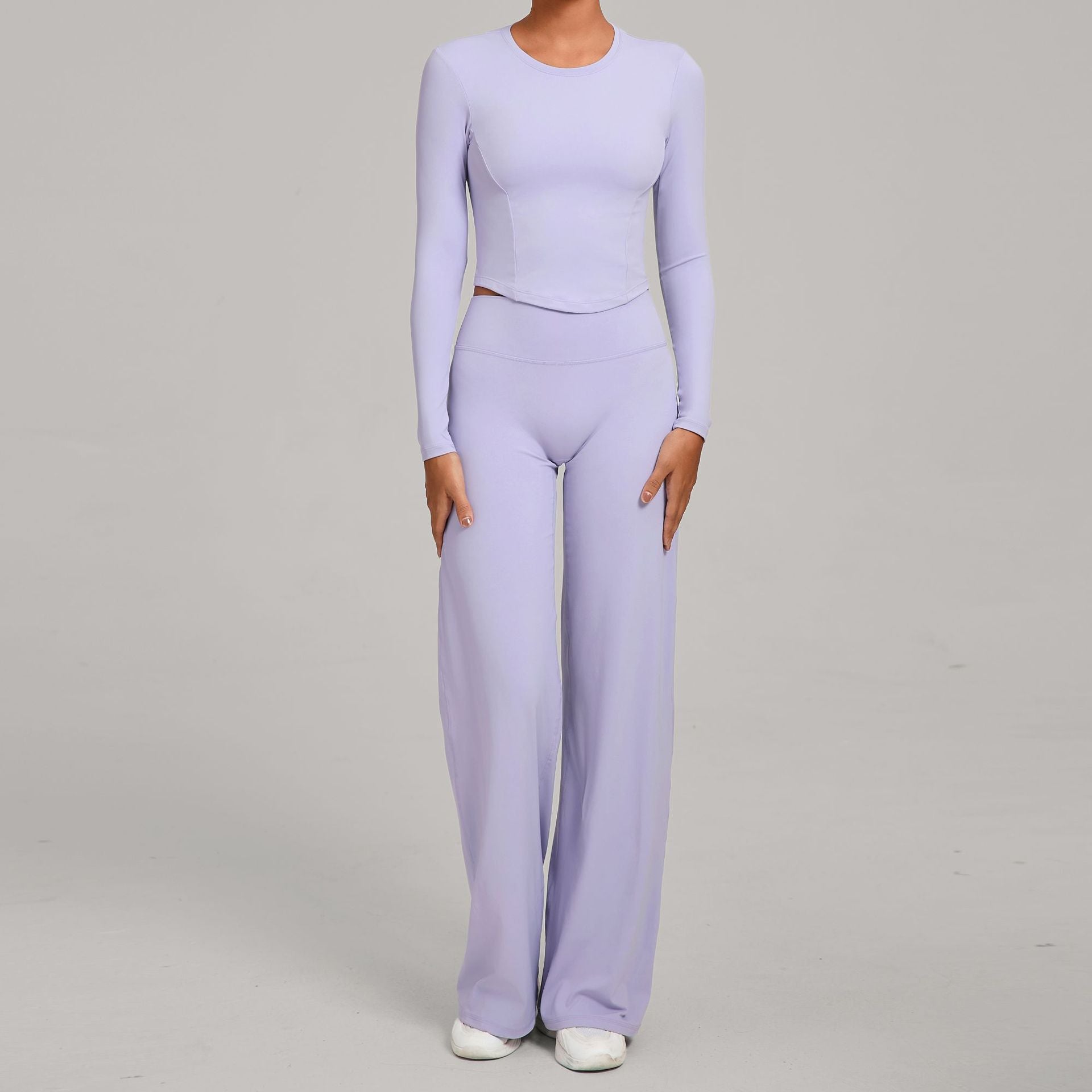 Casual Versatile Nude Quick-Drying Tight-Fitting Sports Yoga Set