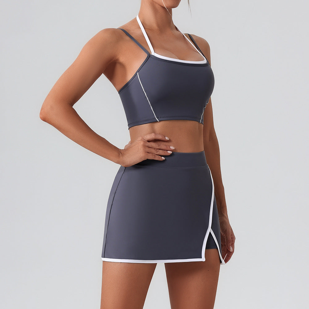 Women's beautiful bras with skirt set