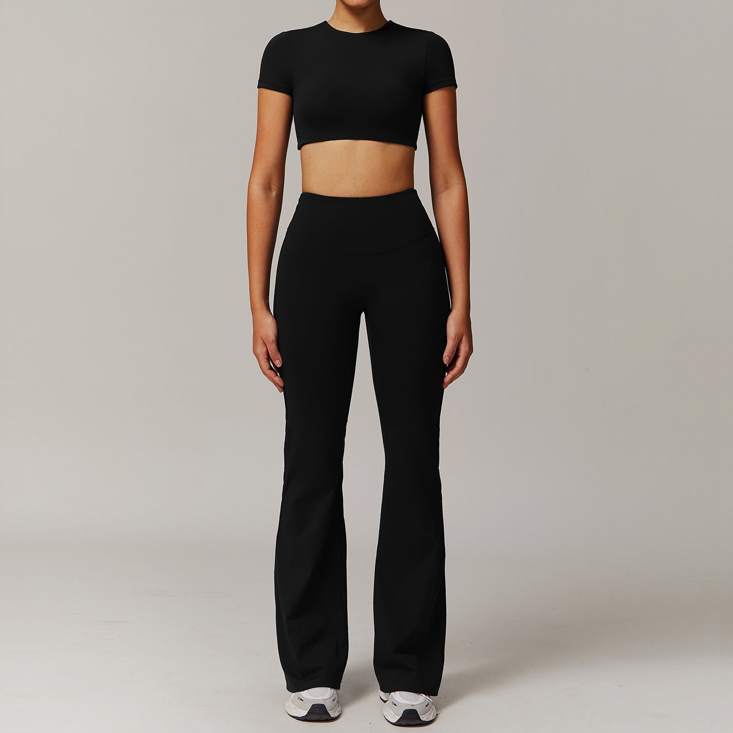 Women's quick-drying short sleeve sports suit