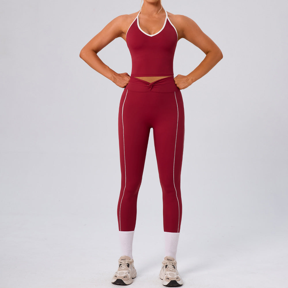 Women's Running Fitness Sports Bra Yoga Set
