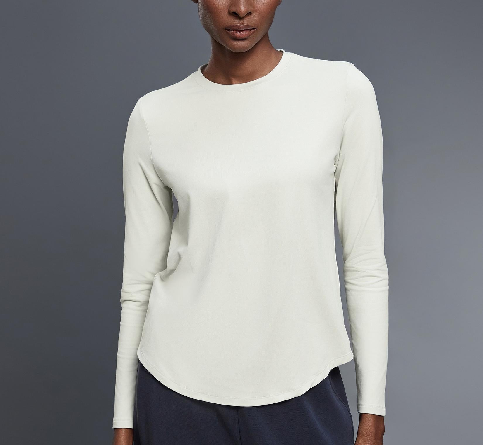 Loose round neck t-shirt for slimming yoga wear