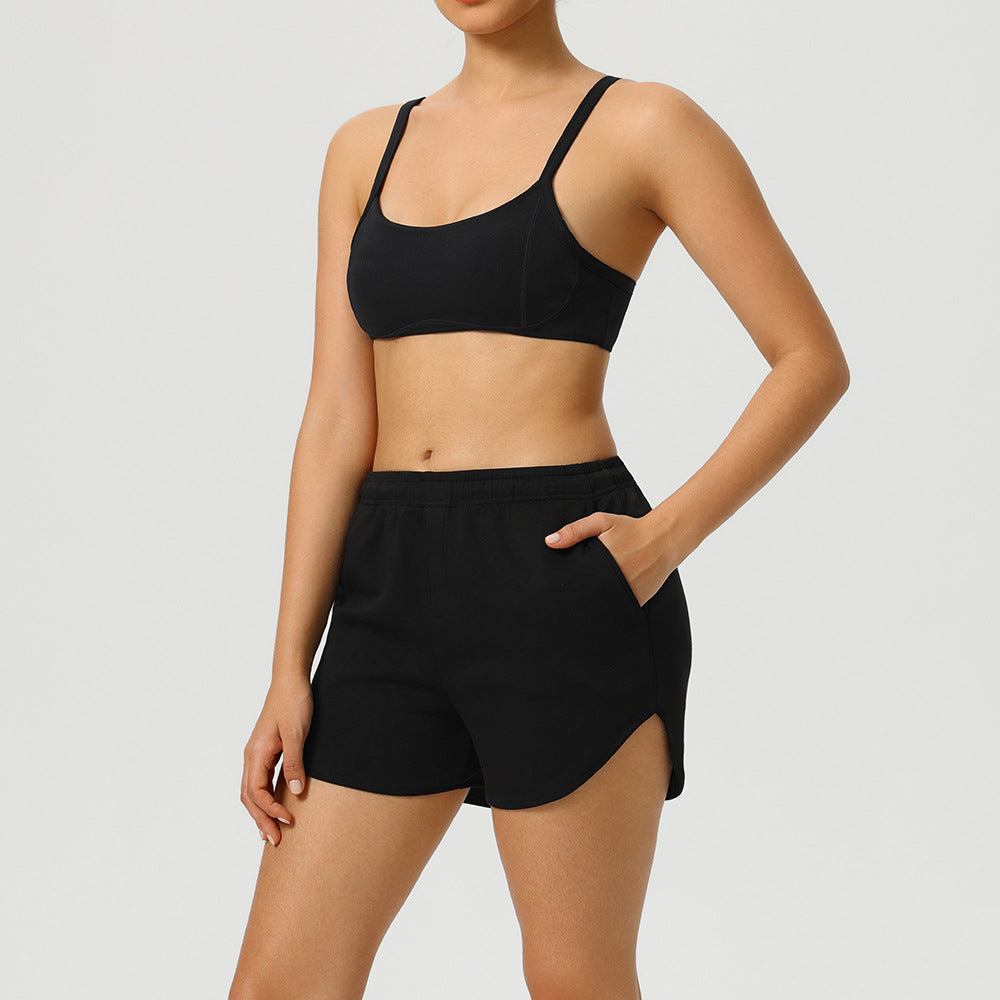 Casual Sports bras with shorts Suit for Women