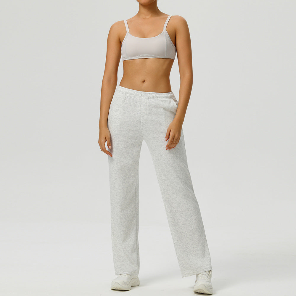 Women's casual bras with Loose Sweatpants fitness suit
