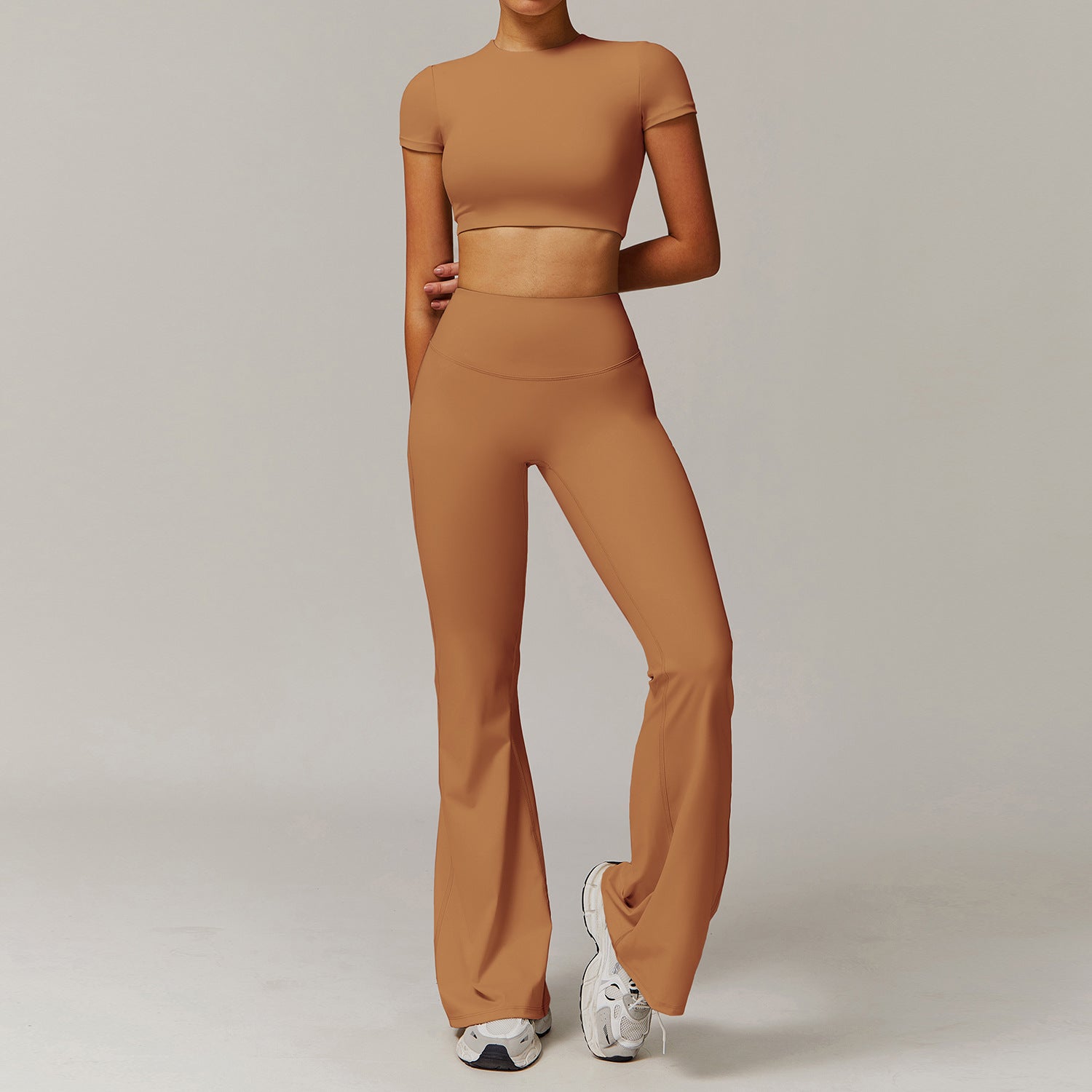 Women's quick-drying short sleeve sports suit