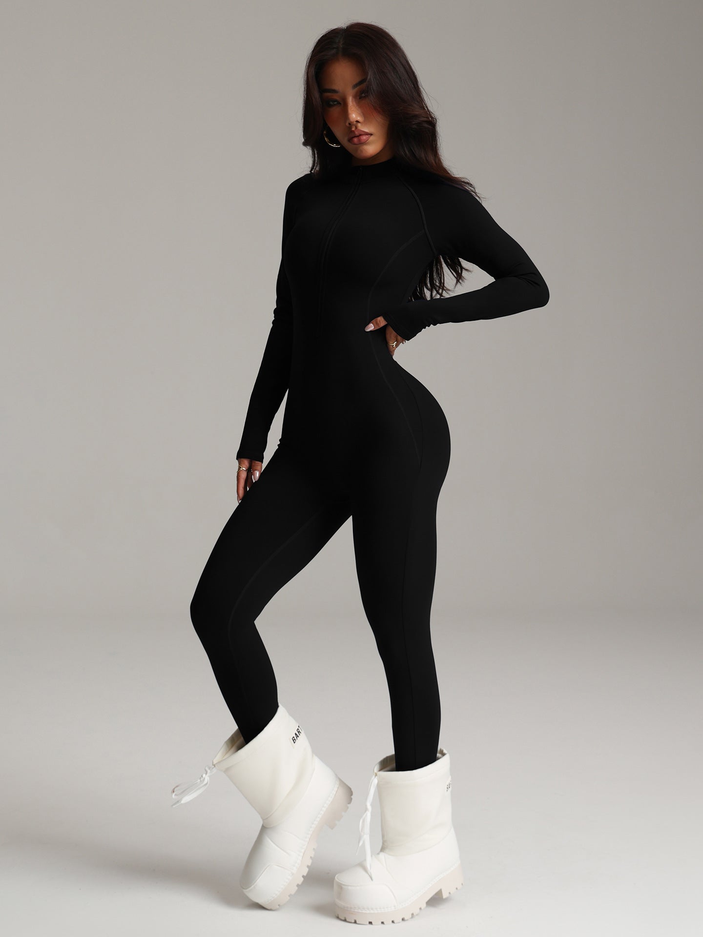 Women's Sports New Long-Sleeved Quick-Drying Tight-Fitting jumpsuits