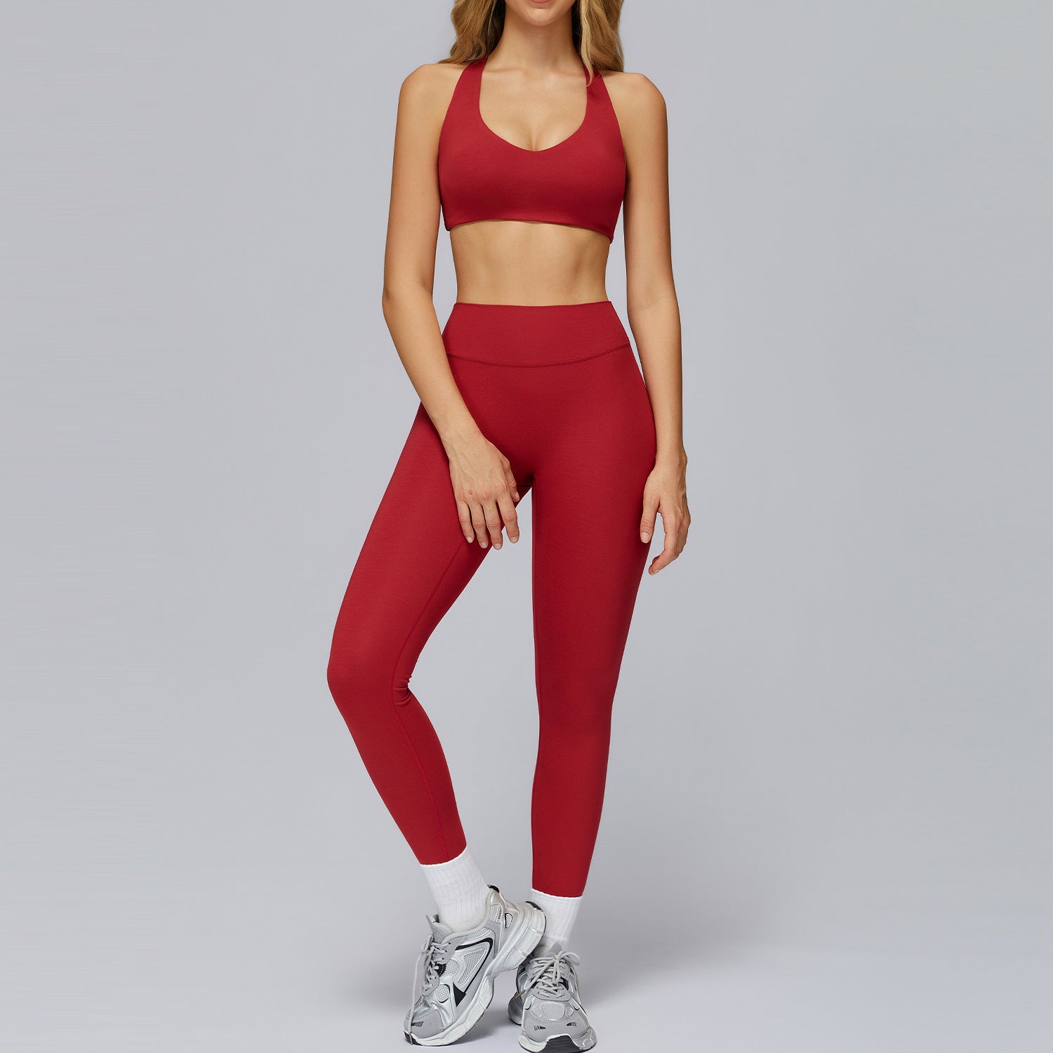 Beautiful Back Sports Suit Outdoor Running Bras Fitness Suit