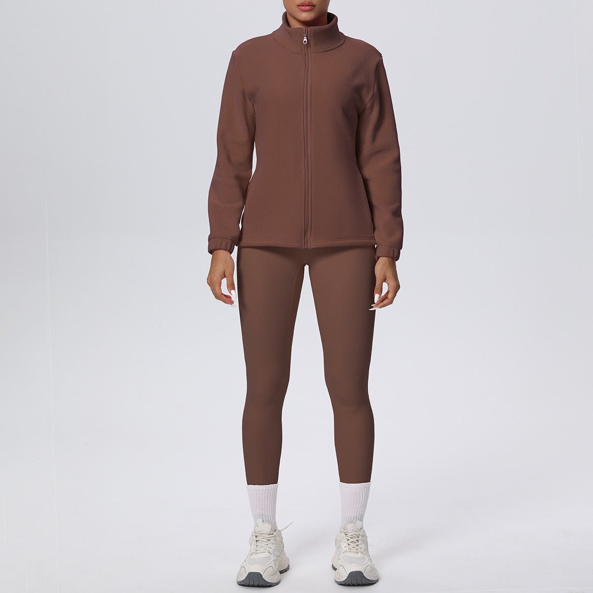 Women's wholesale jackets with legging fitness suit