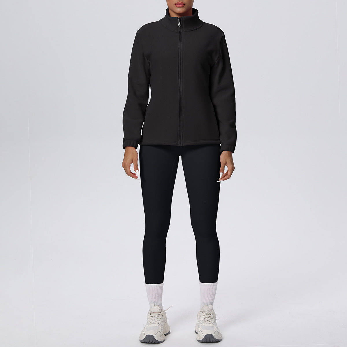 Women's wholesale jackets with legging fitness suit