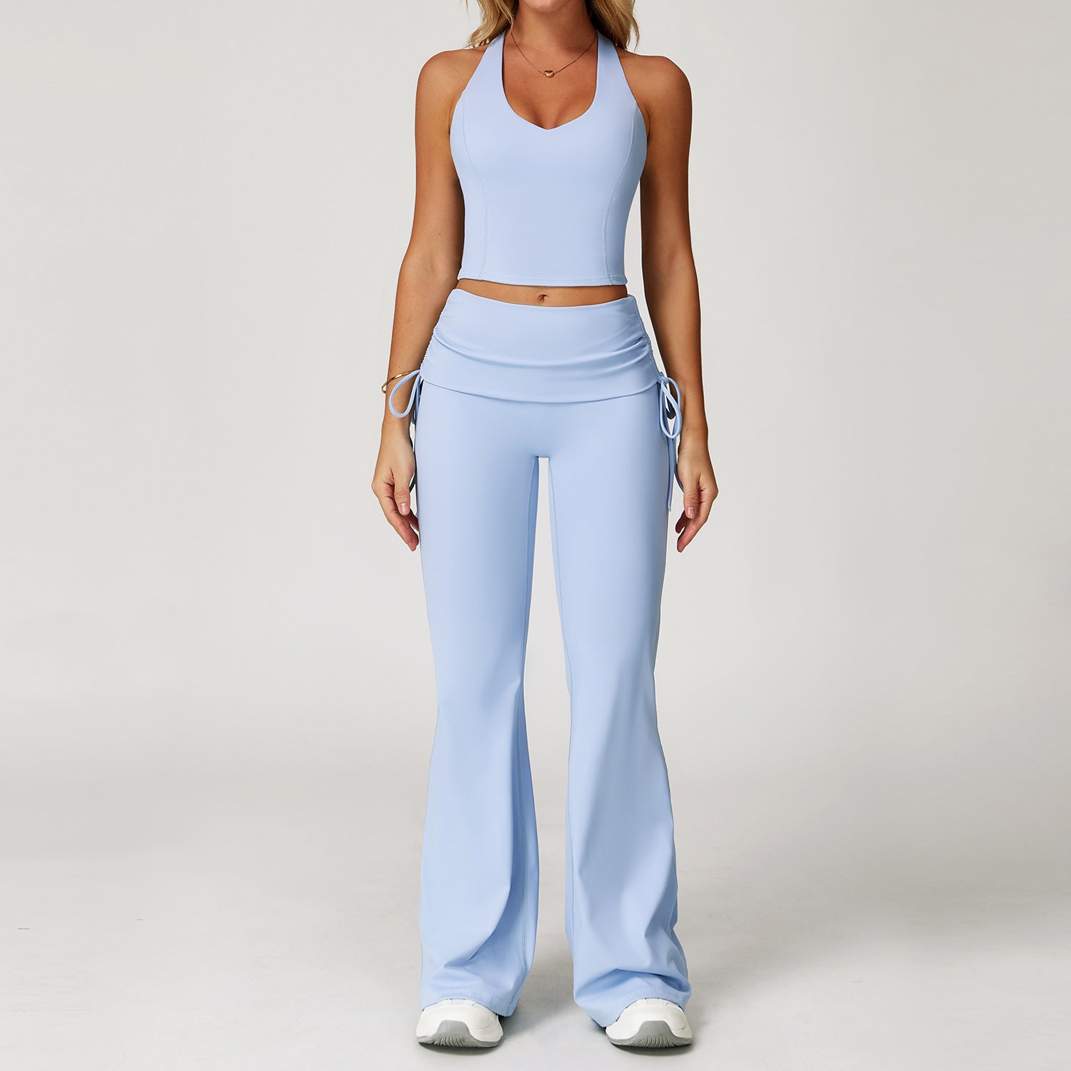 Women's fashion tank top fitness set