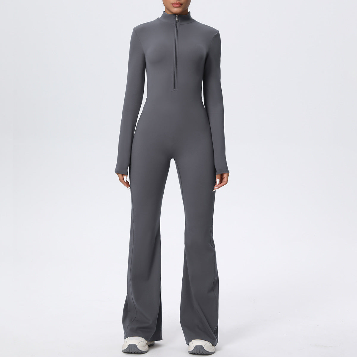 Women's Tight-fitting long-sleeved yoga bodysuit