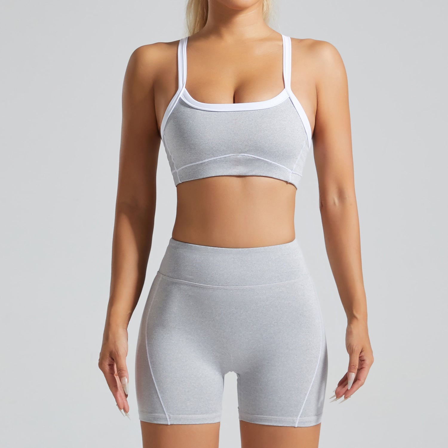 Women's quick-drying bras with shorts suit