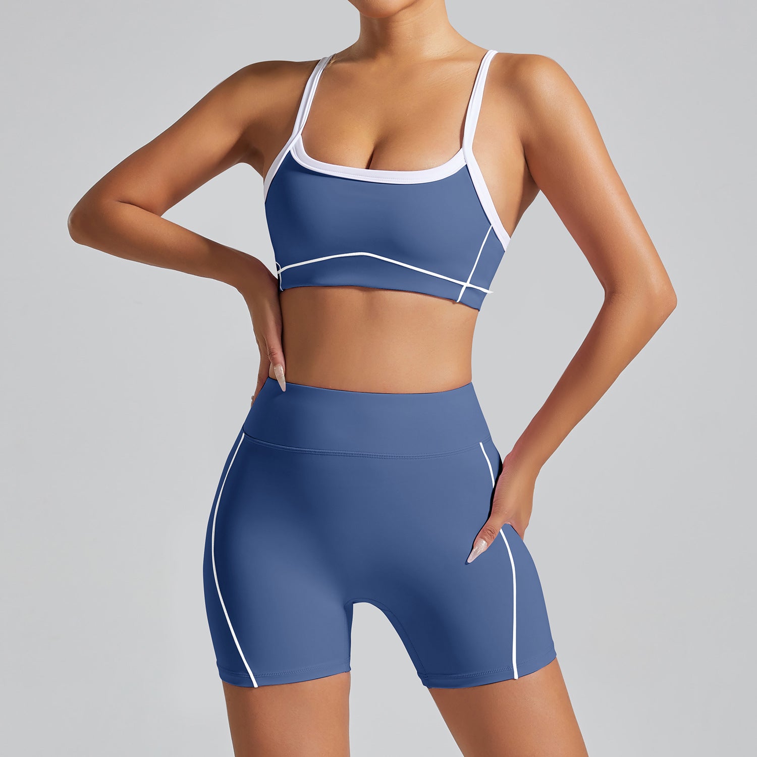 Women's quick-drying bras with shorts suit