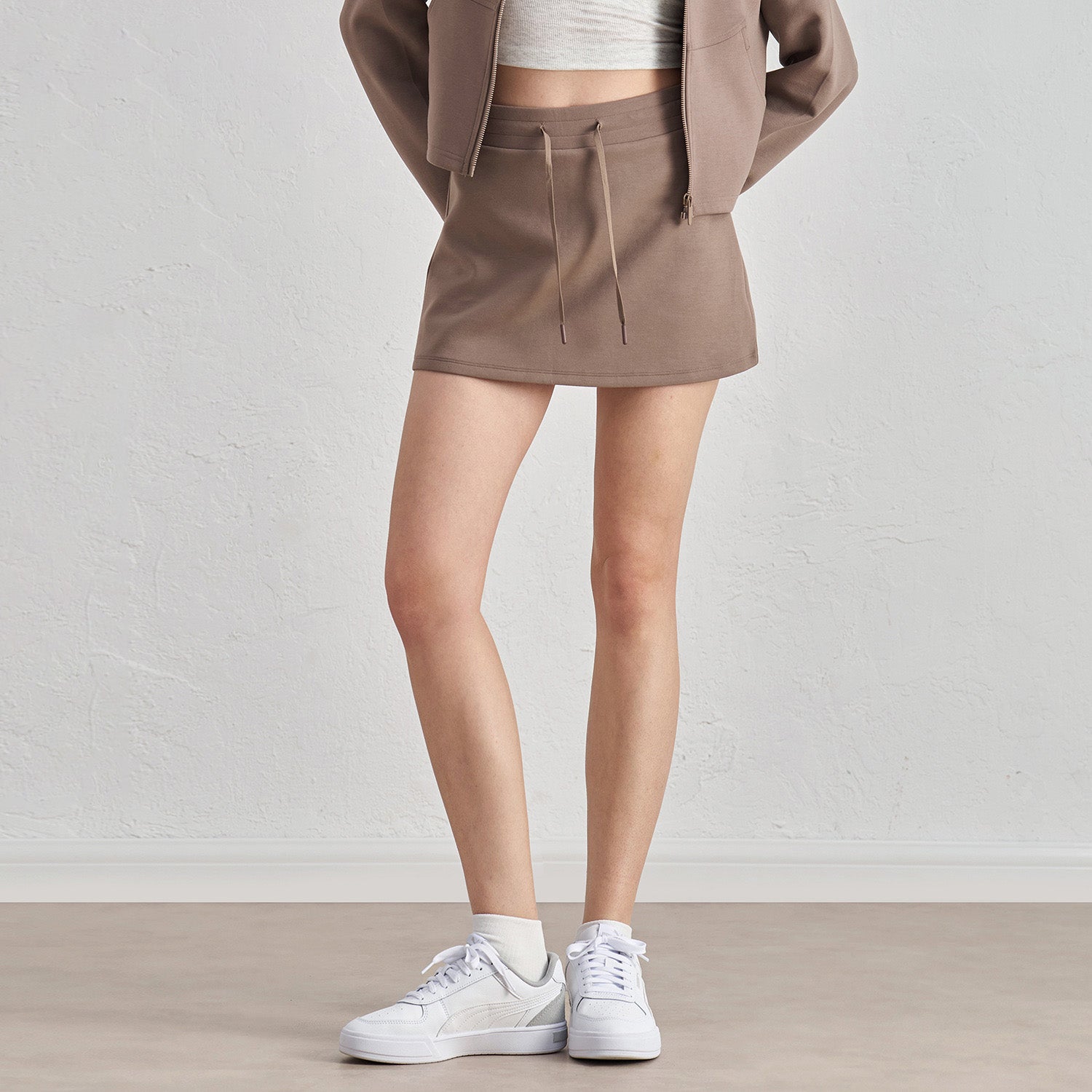 Hot girl A-line skirt slim casual hip skirt