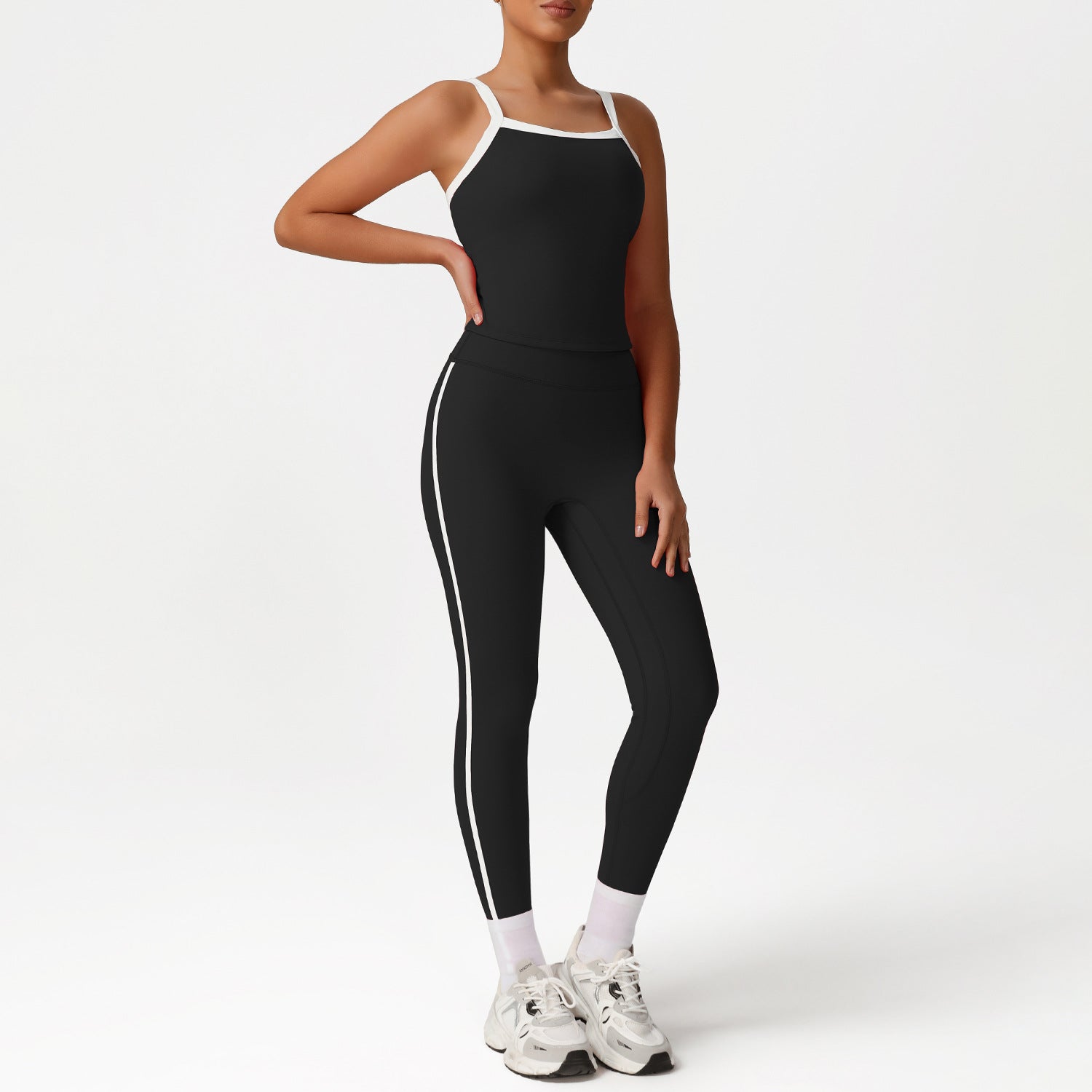 Women's Hip-lifting slim-fit trousers sports suit