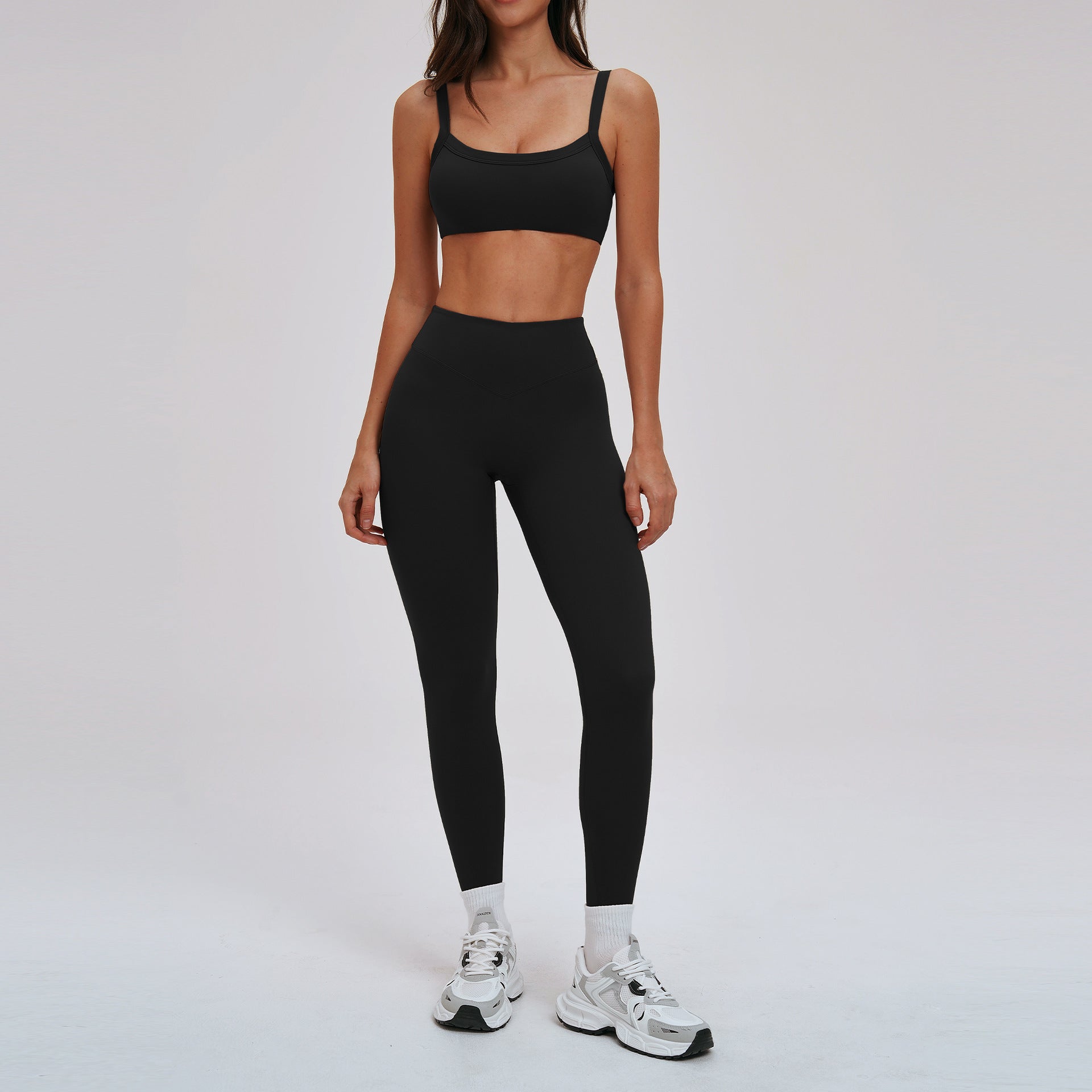 Slimming and back-shaping sports bras yoga set for women