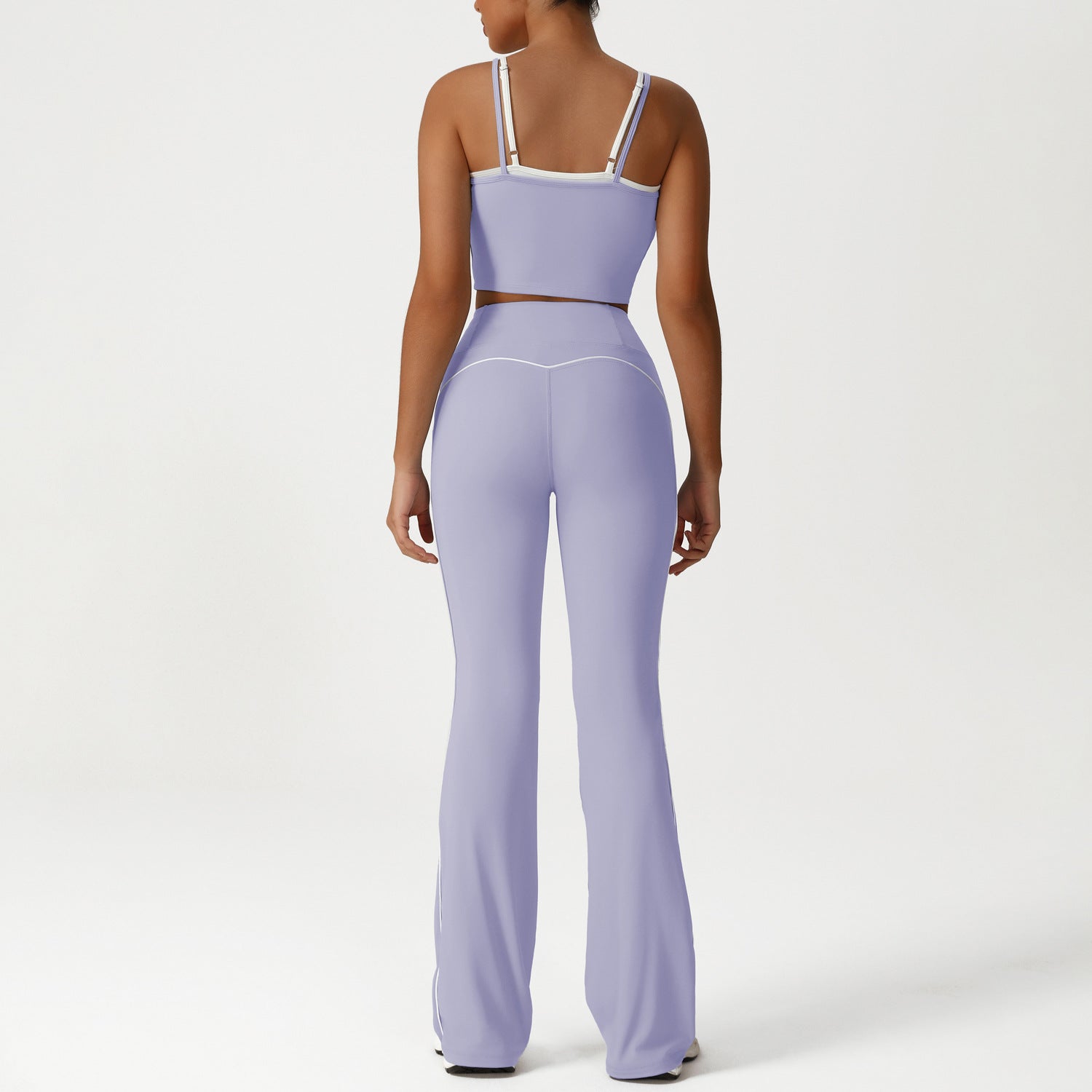 Women's No T-line hip-lifting yoga pants casual set