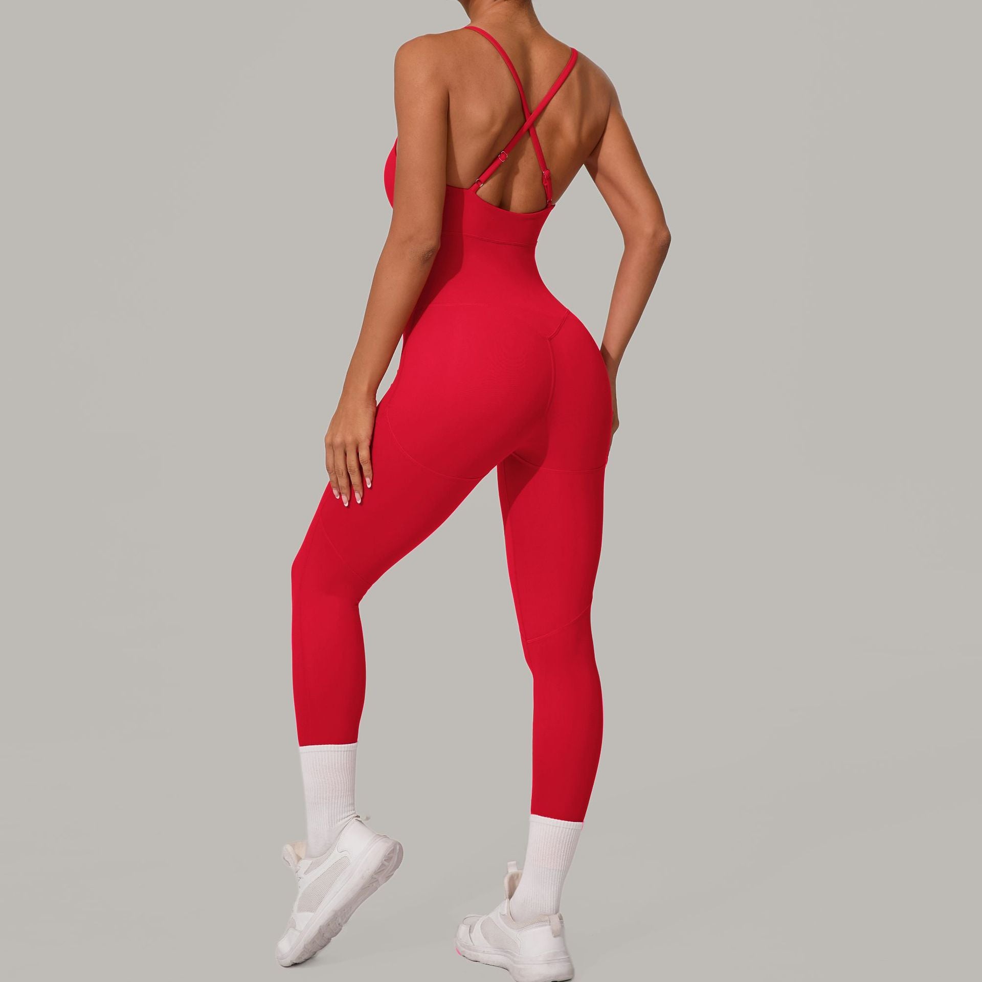 Women's wholesale Cross back jumpsuits