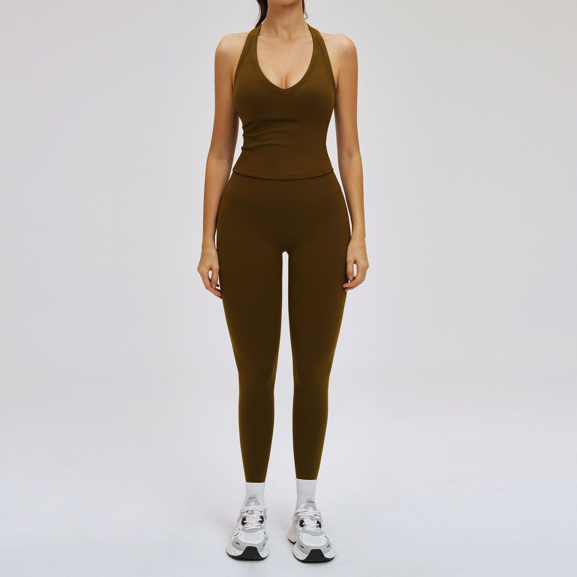 Women's casual fashion bras with leggings yoga suit