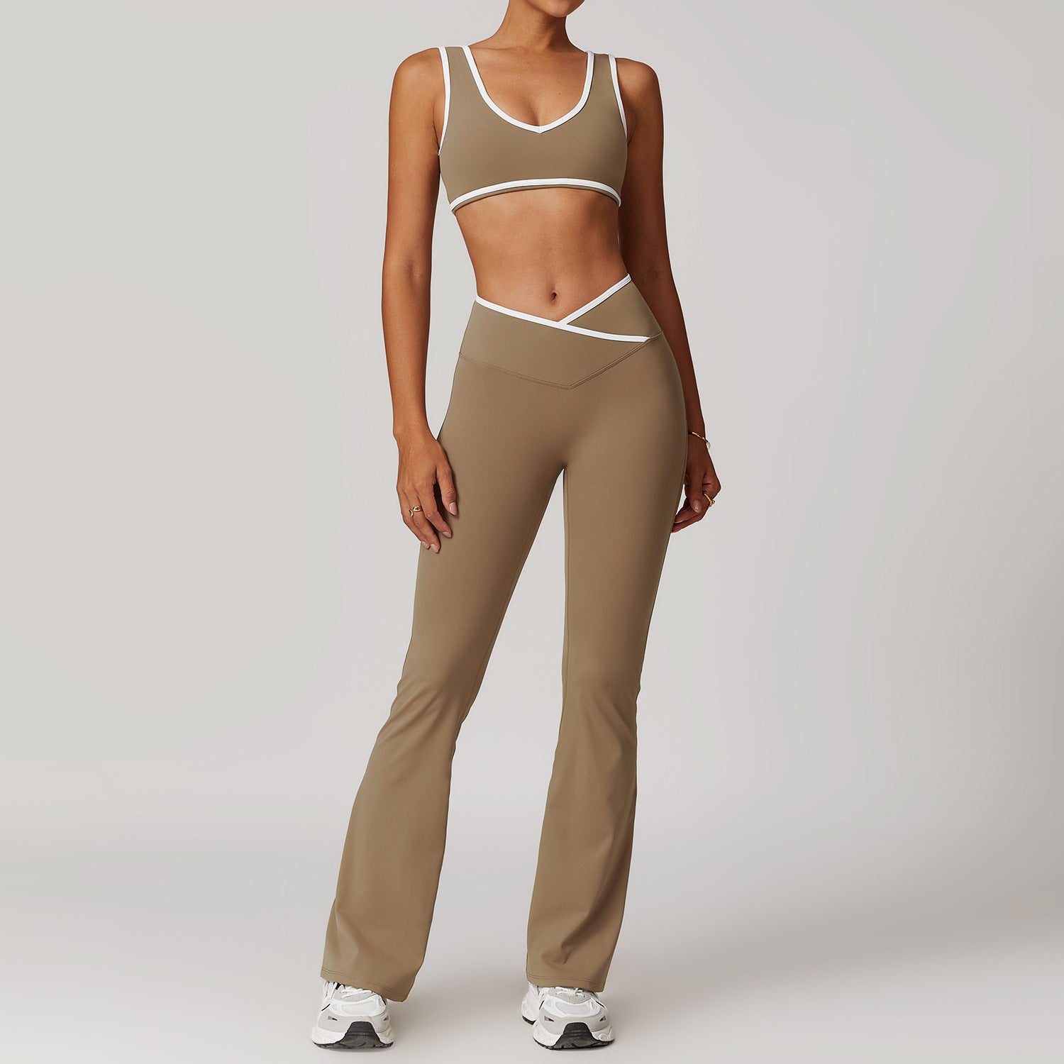 Women's Tight nude running fitness yoga suit
