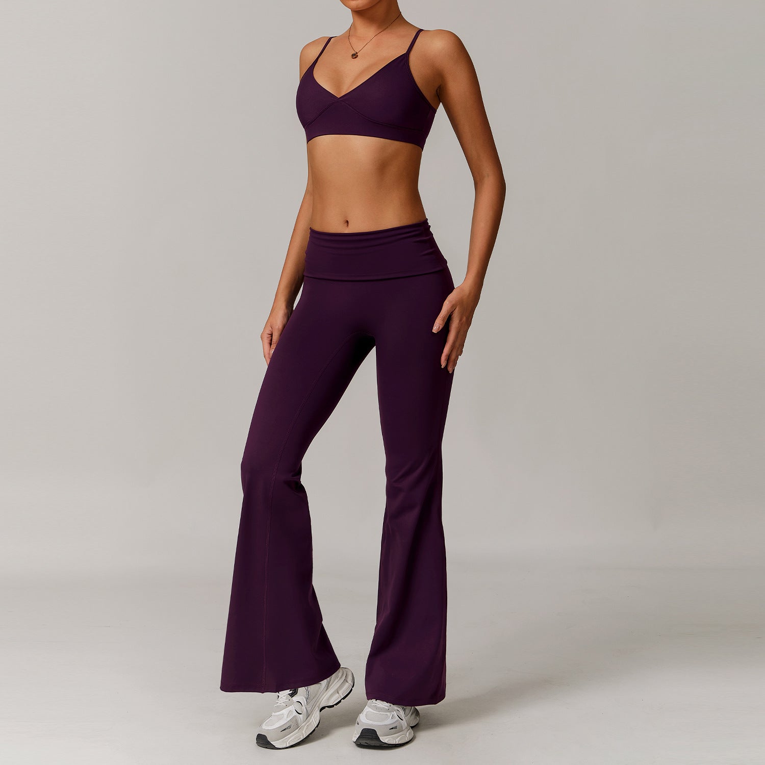 Women's quick-drying bras with long pants set