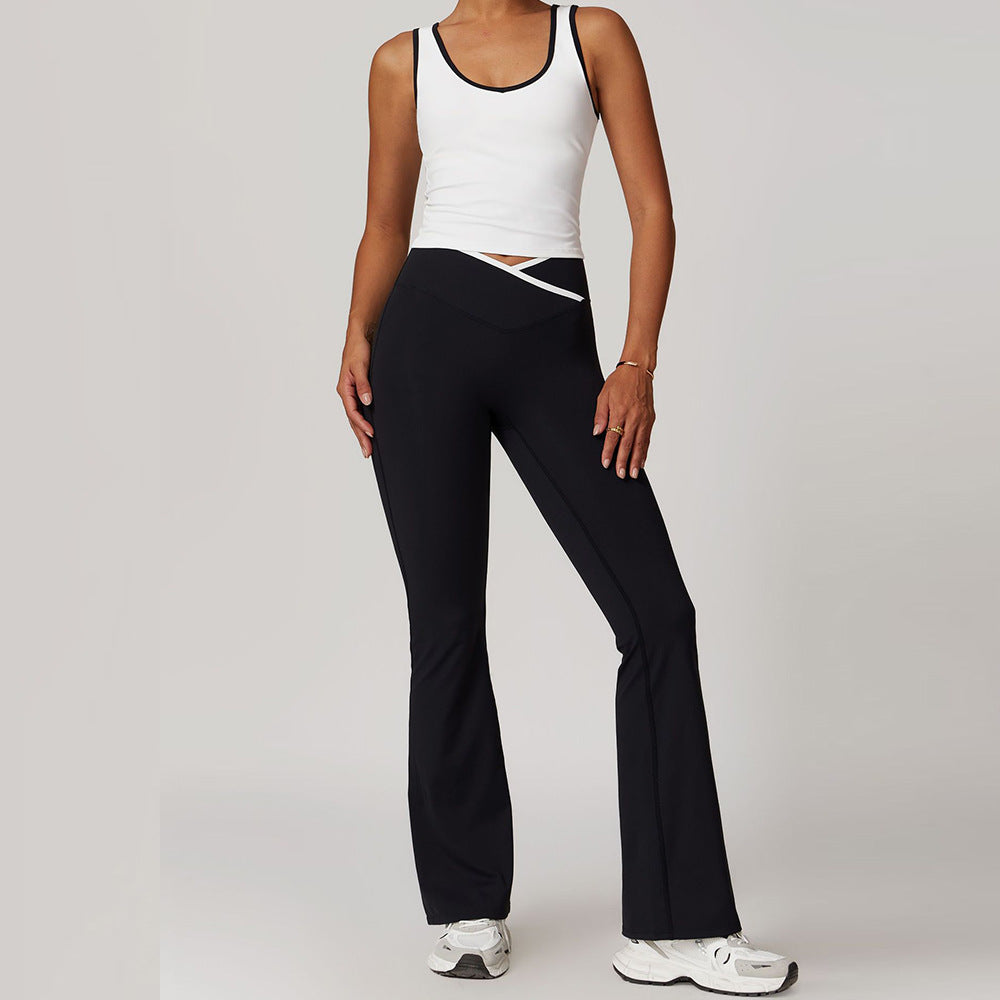 Tight nude yoga suit running fitness yoga suit