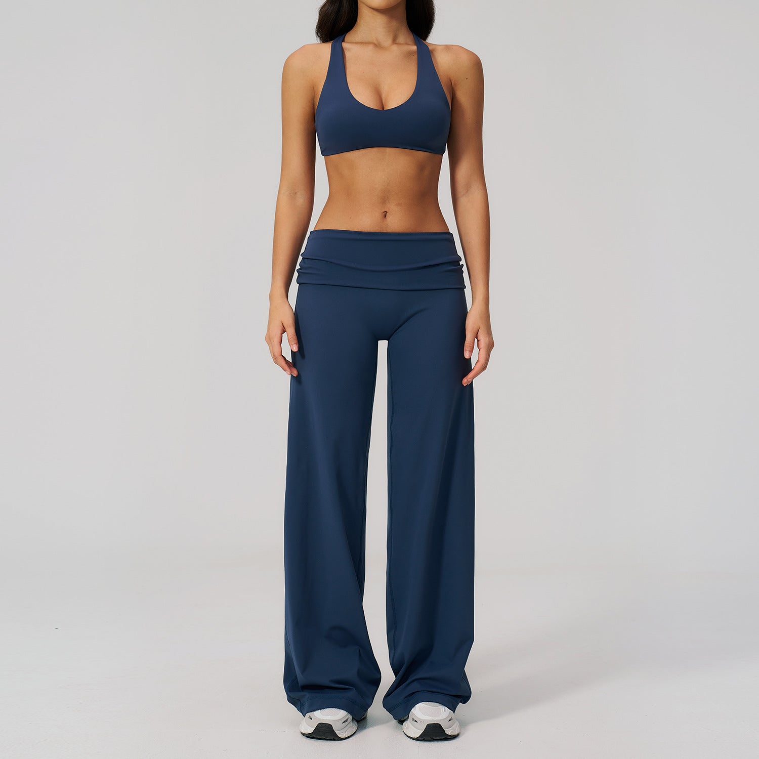 Women's fashion sports bras wih quick-drying pants yoga set