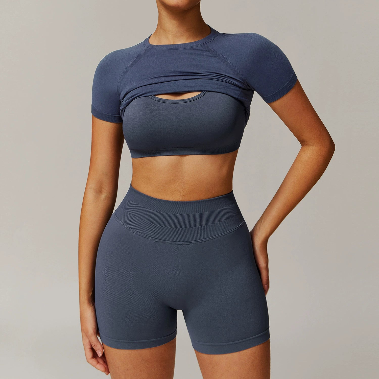 Women's bra shorts three piece set