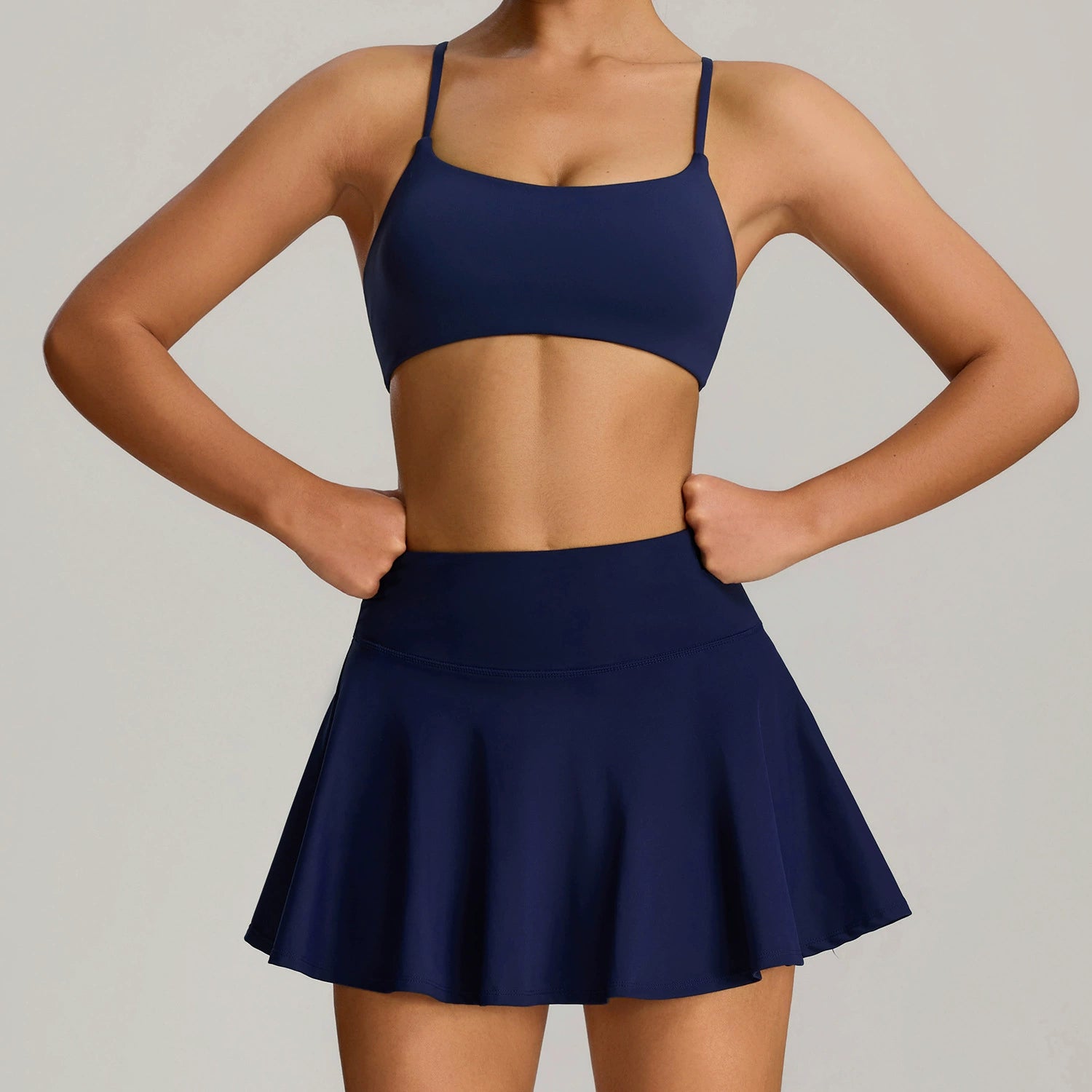 Women's Anti-exposure yoga sports tennis skirt set