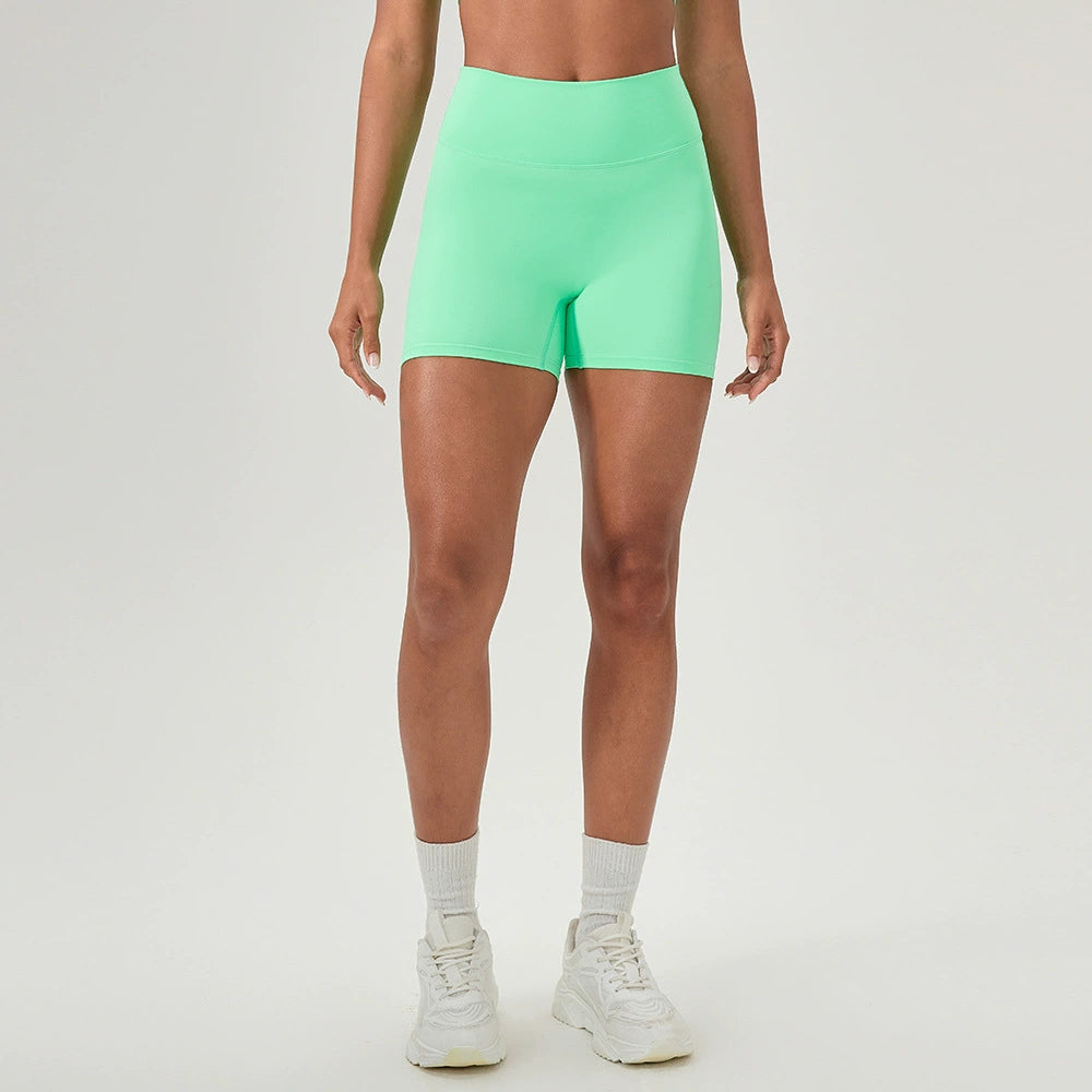 High waist sexy peach hip tight sports shorts