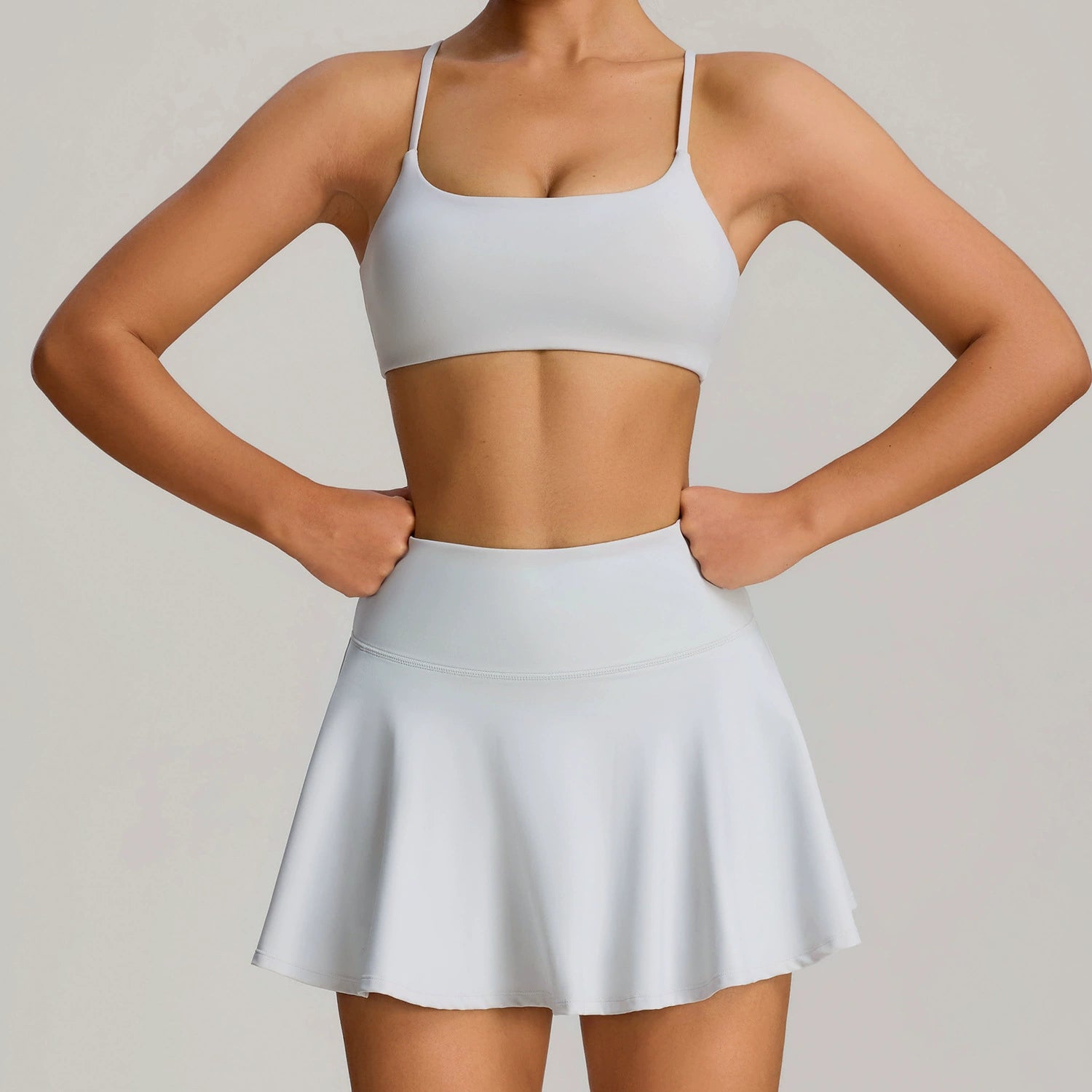 Women's Anti-exposure yoga sports tennis skirt set