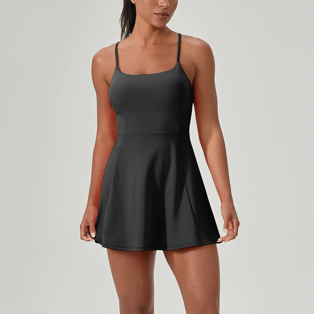 Women's Quick-drying sports dress running skirt