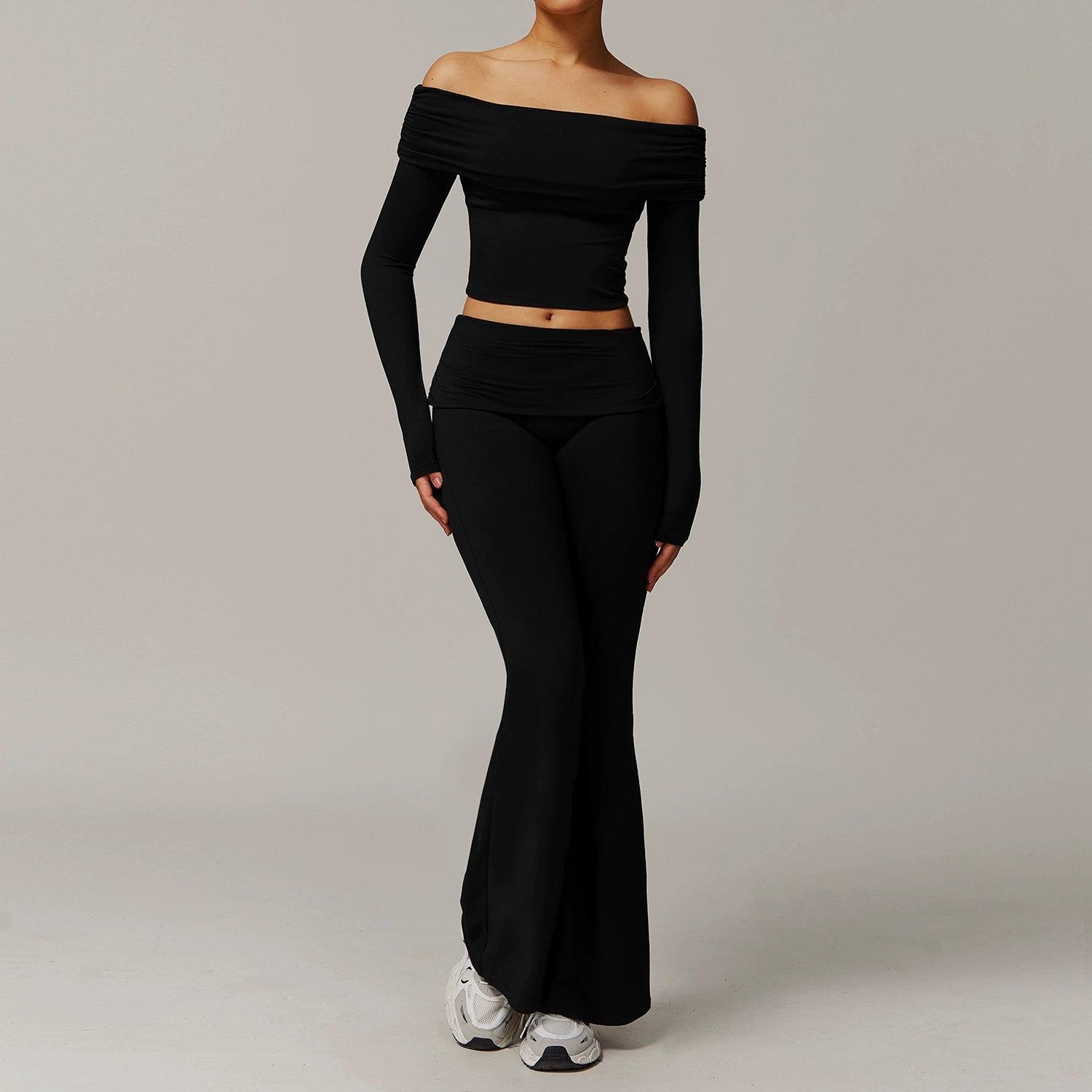 Women's long sleeve comfortable yoga wear suit