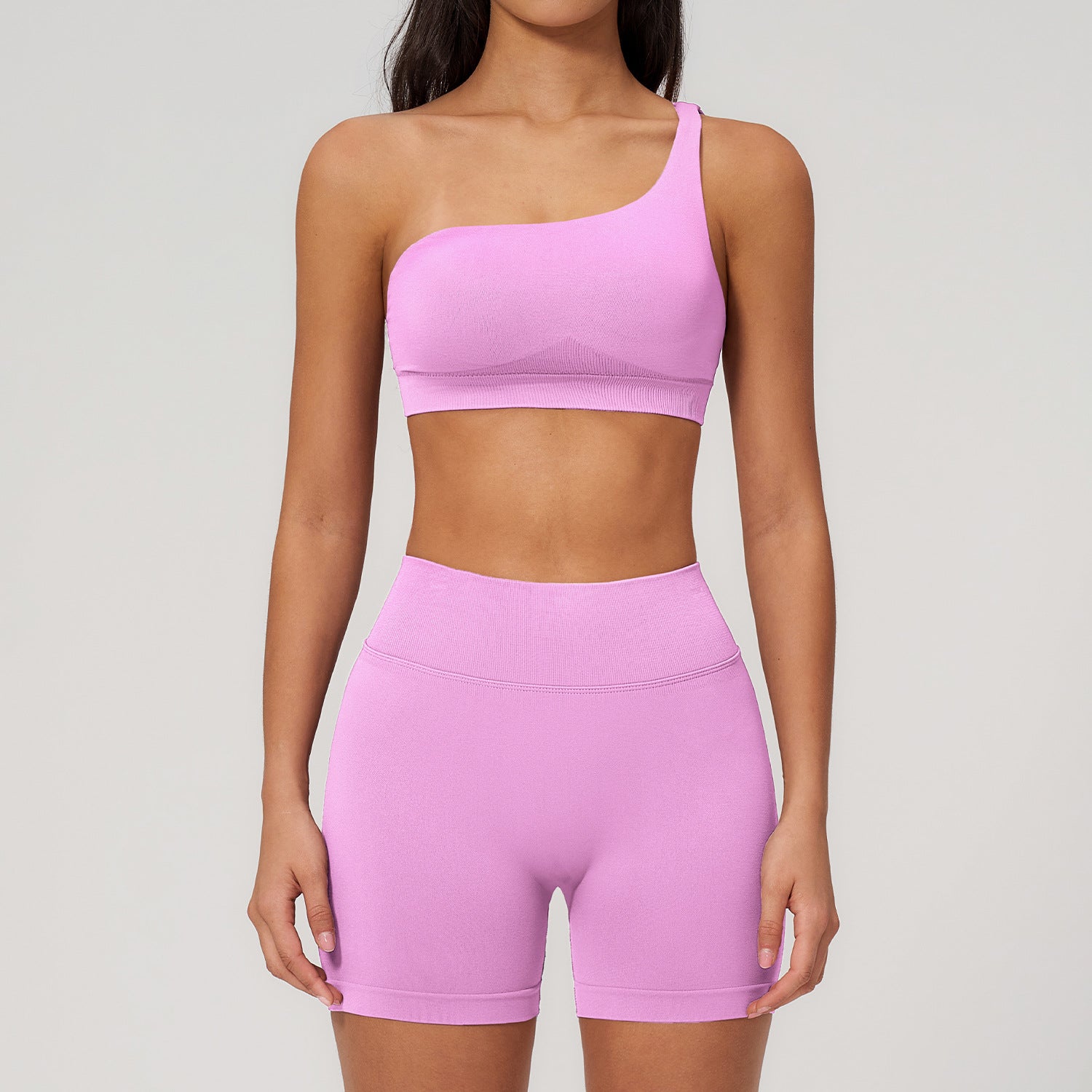 Seamless Raglan bras Quick-Drying Workout Yoga Set