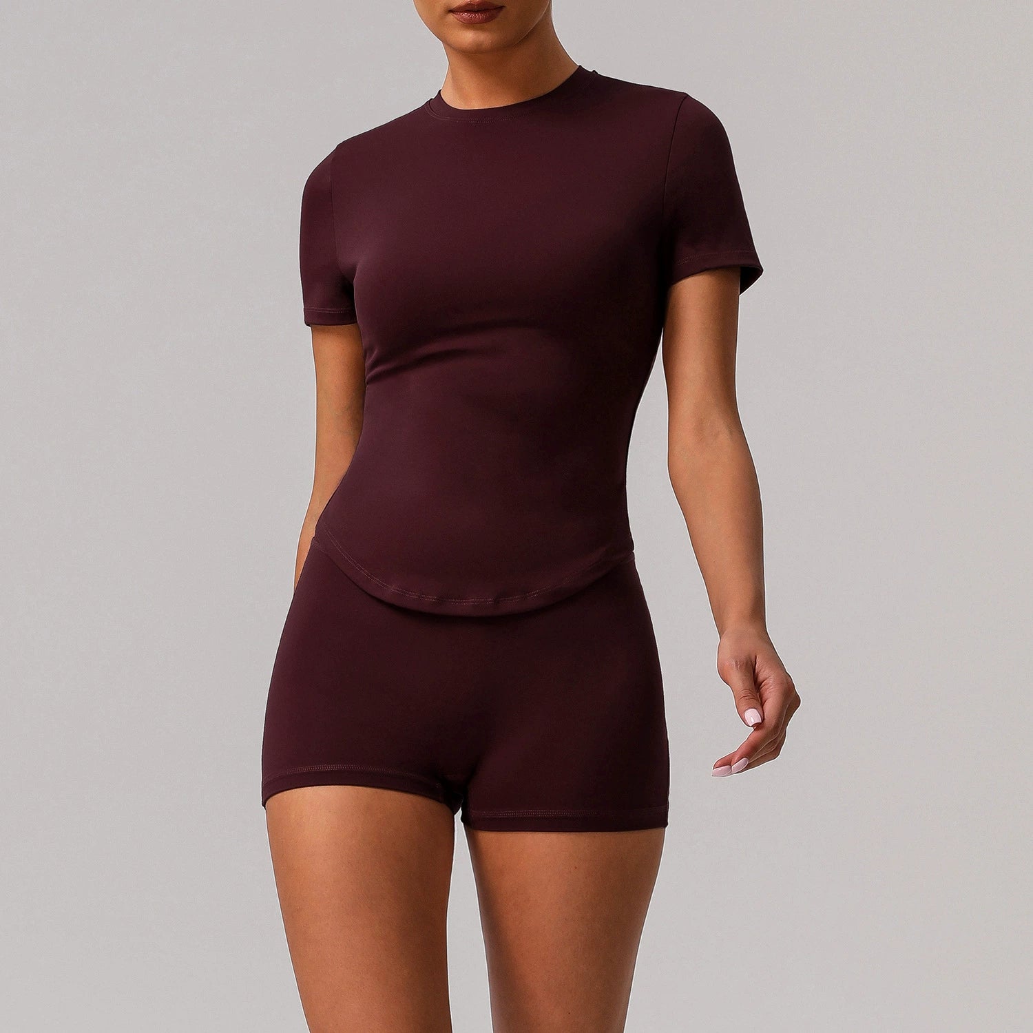 Women's Quick-drying short sleeve shirt with shorts set