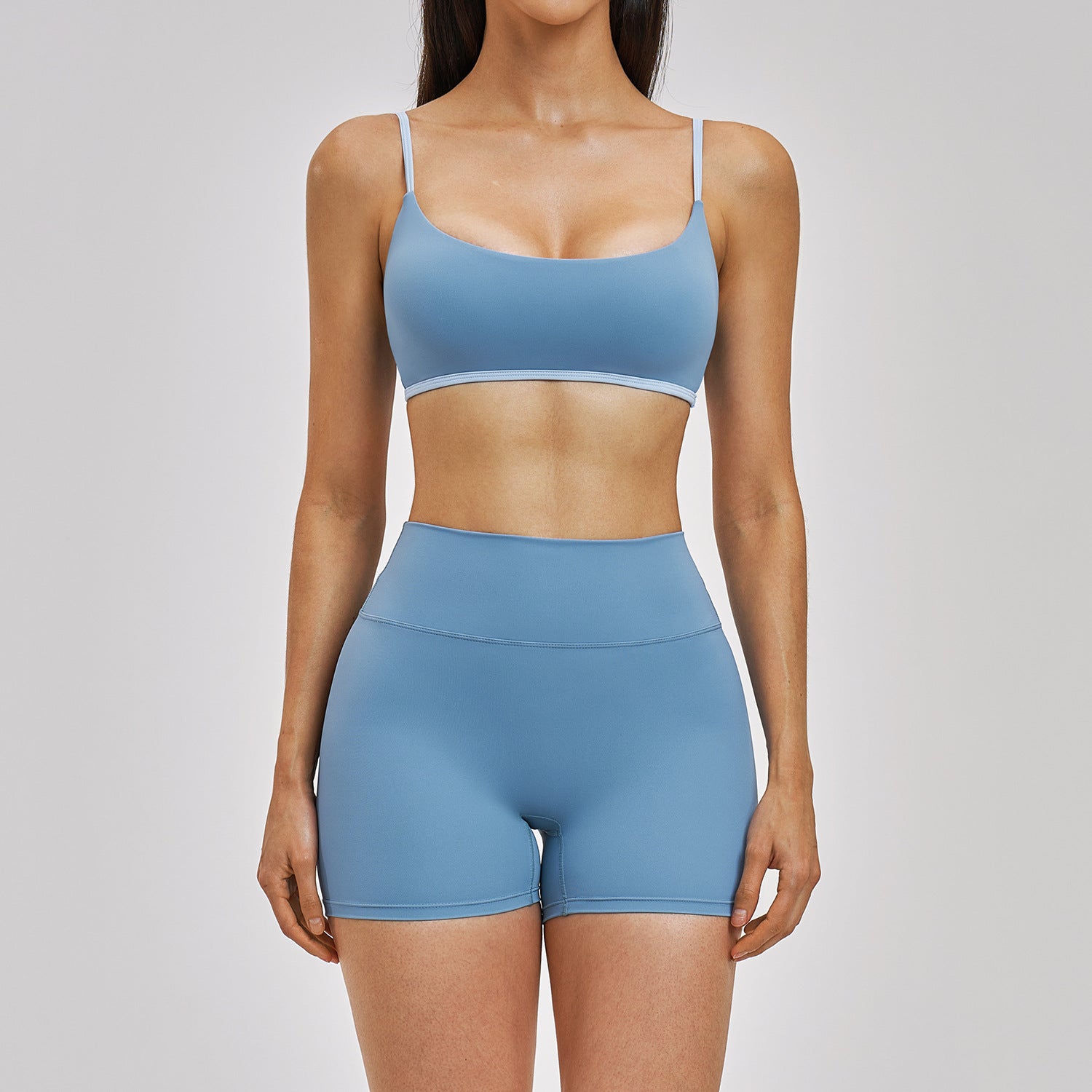 Women's beautiful bras with shorts set fitness casual yoga set
